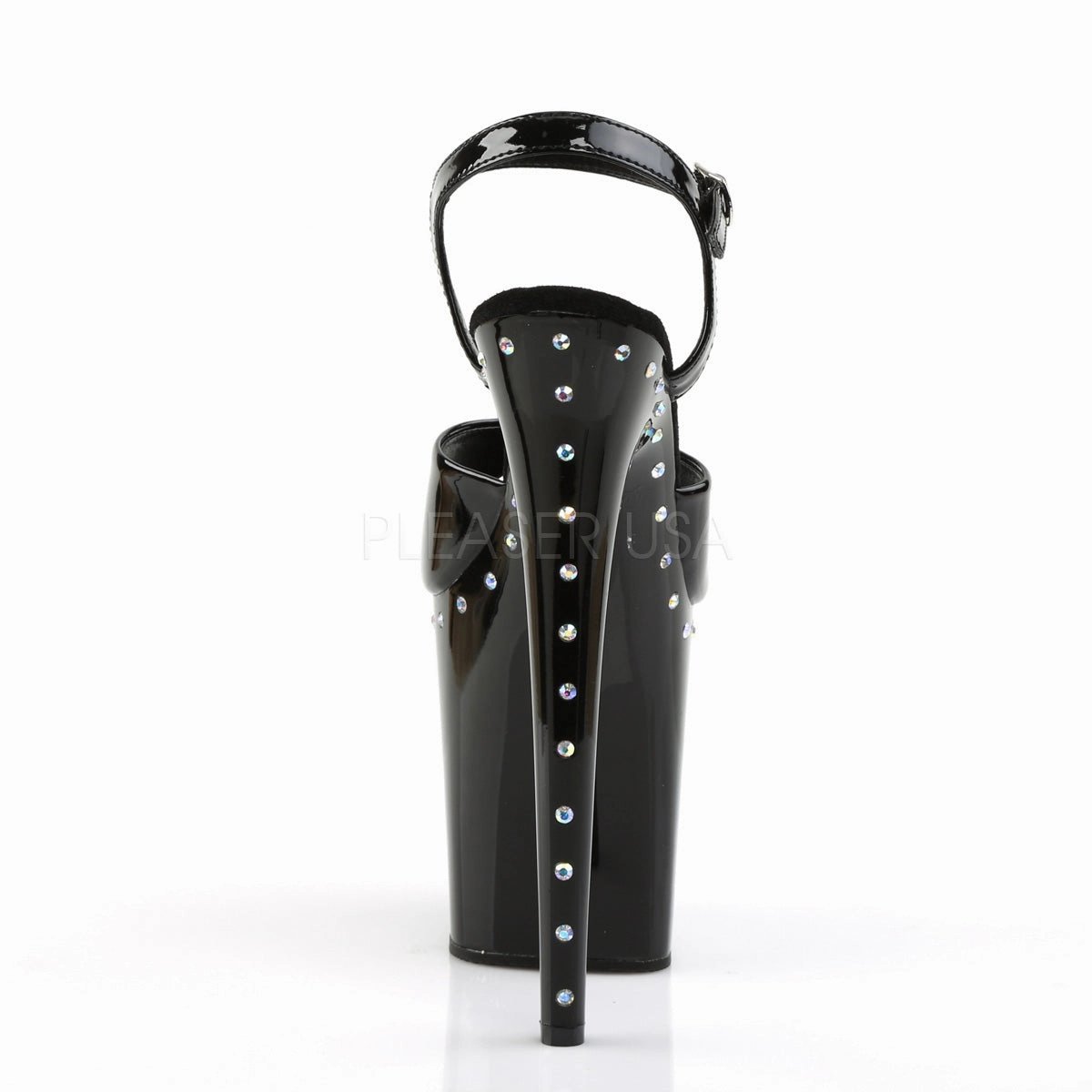 FLAMINGO-809ABLS  Black Patent/Black