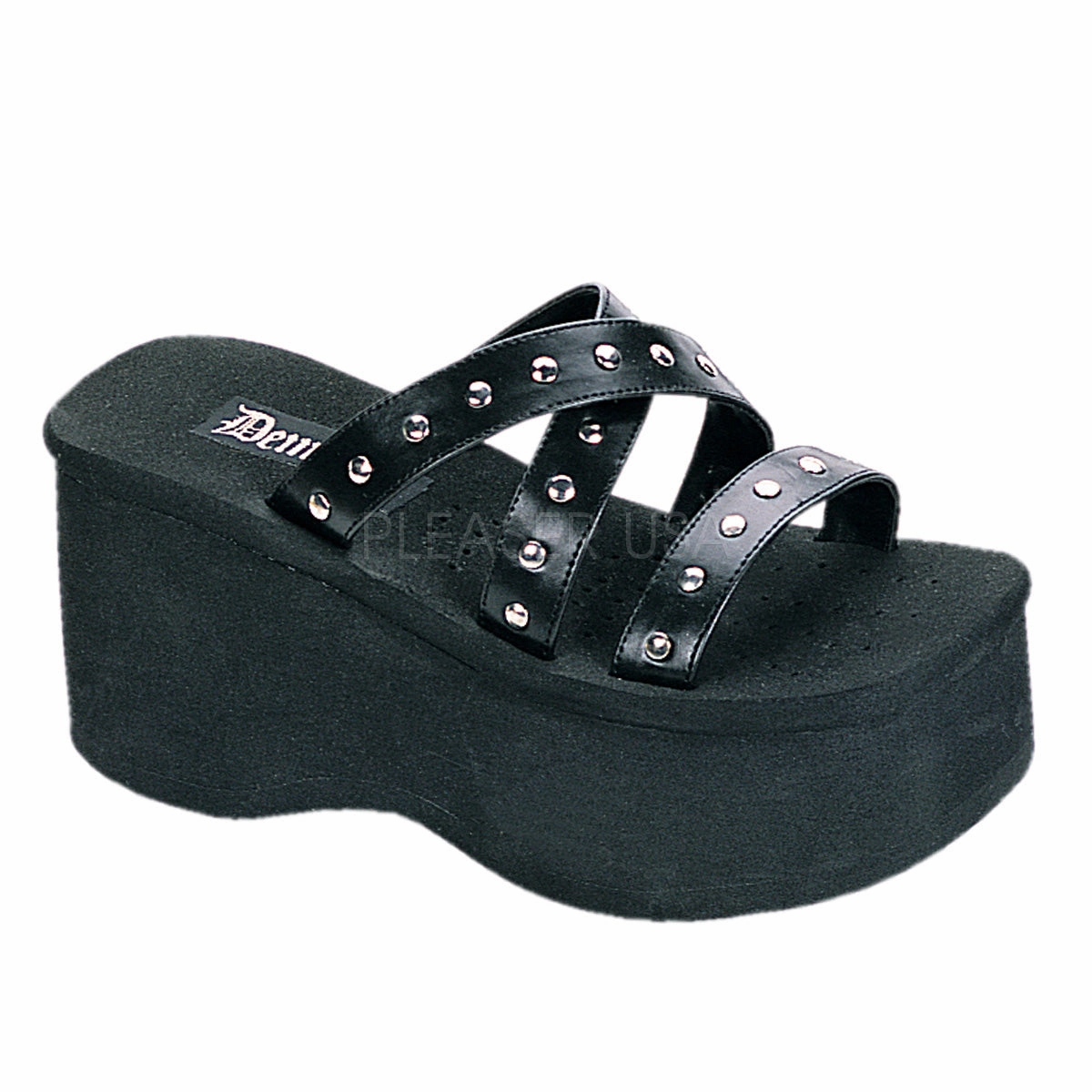 FUNN-19  Black Vegan Leather