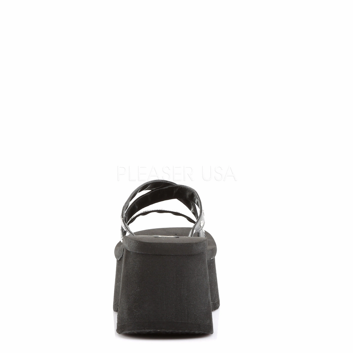 FUNN-19  Black Vegan Leather