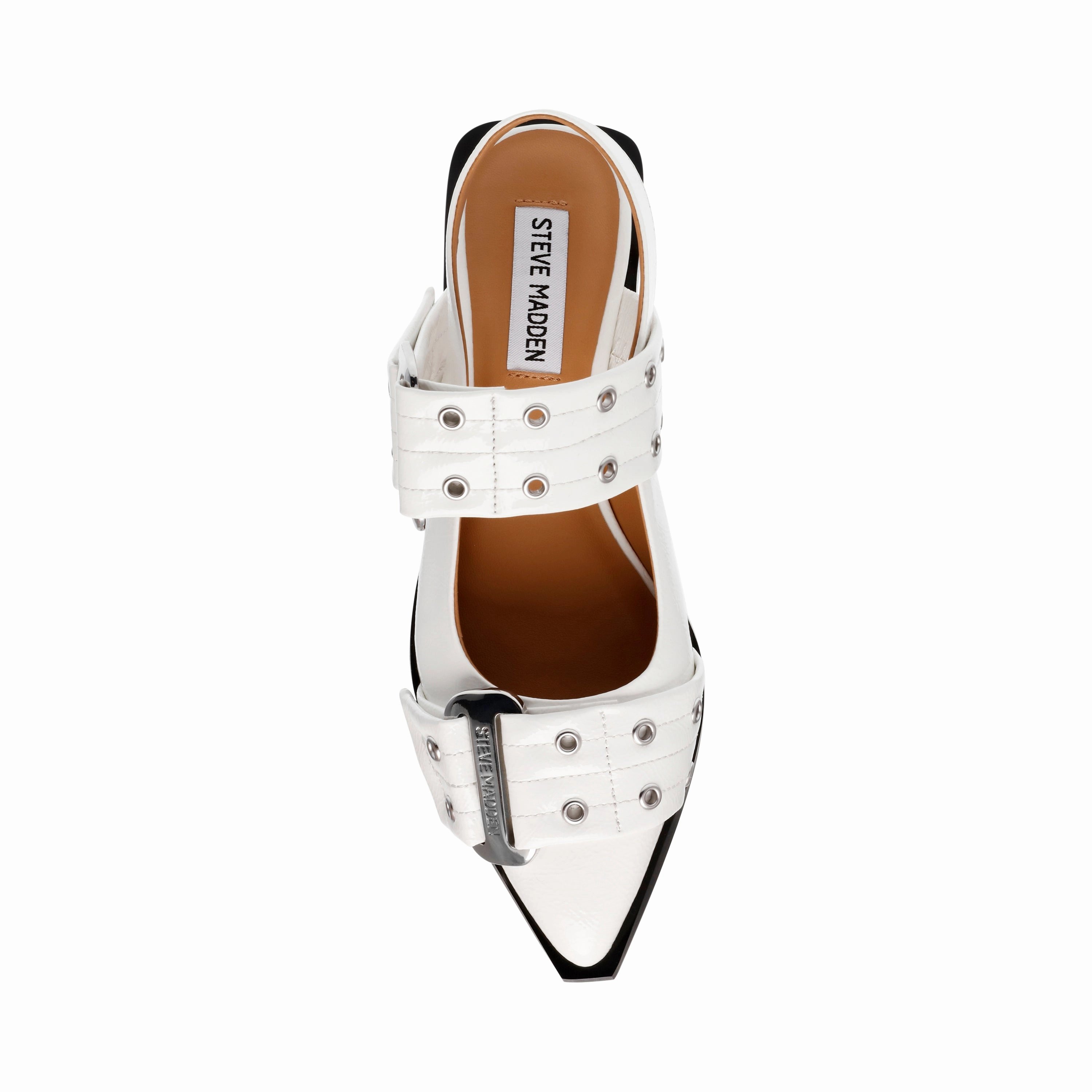 Grand Ave Flat Shoe WHITE PATENT