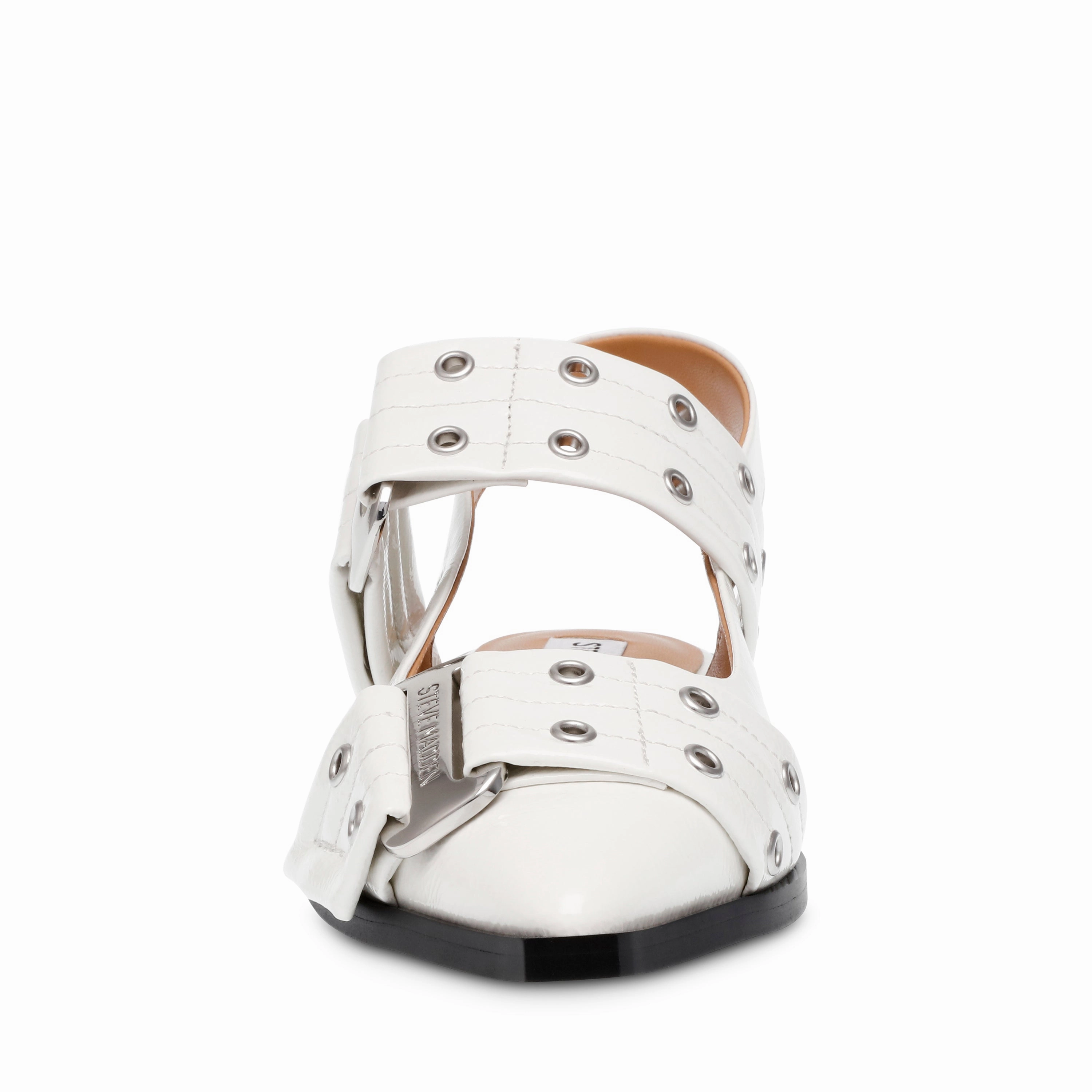 Grand Ave Flat Shoe WHITE PATENT