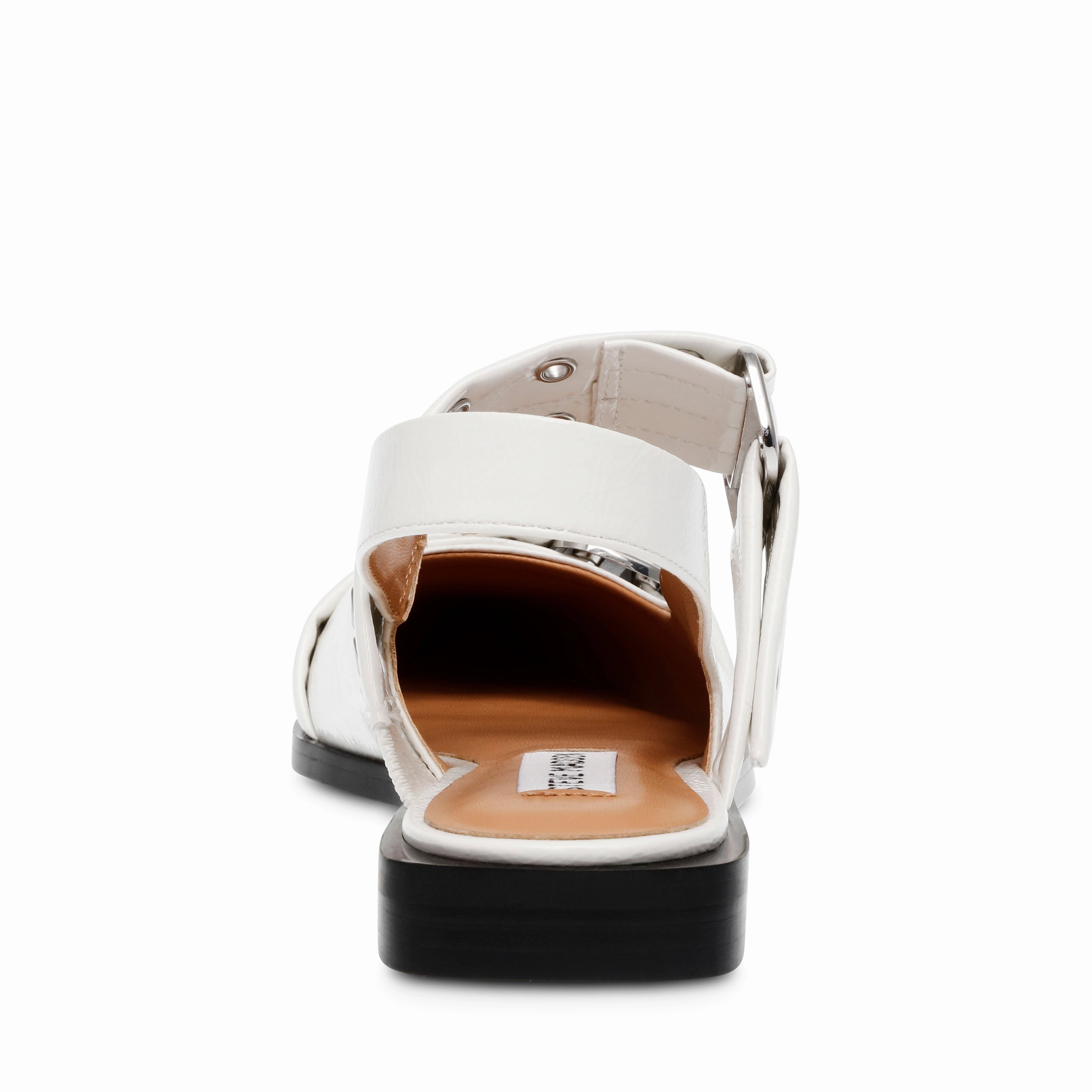Grand Ave Flat Shoe WHITE PATENT