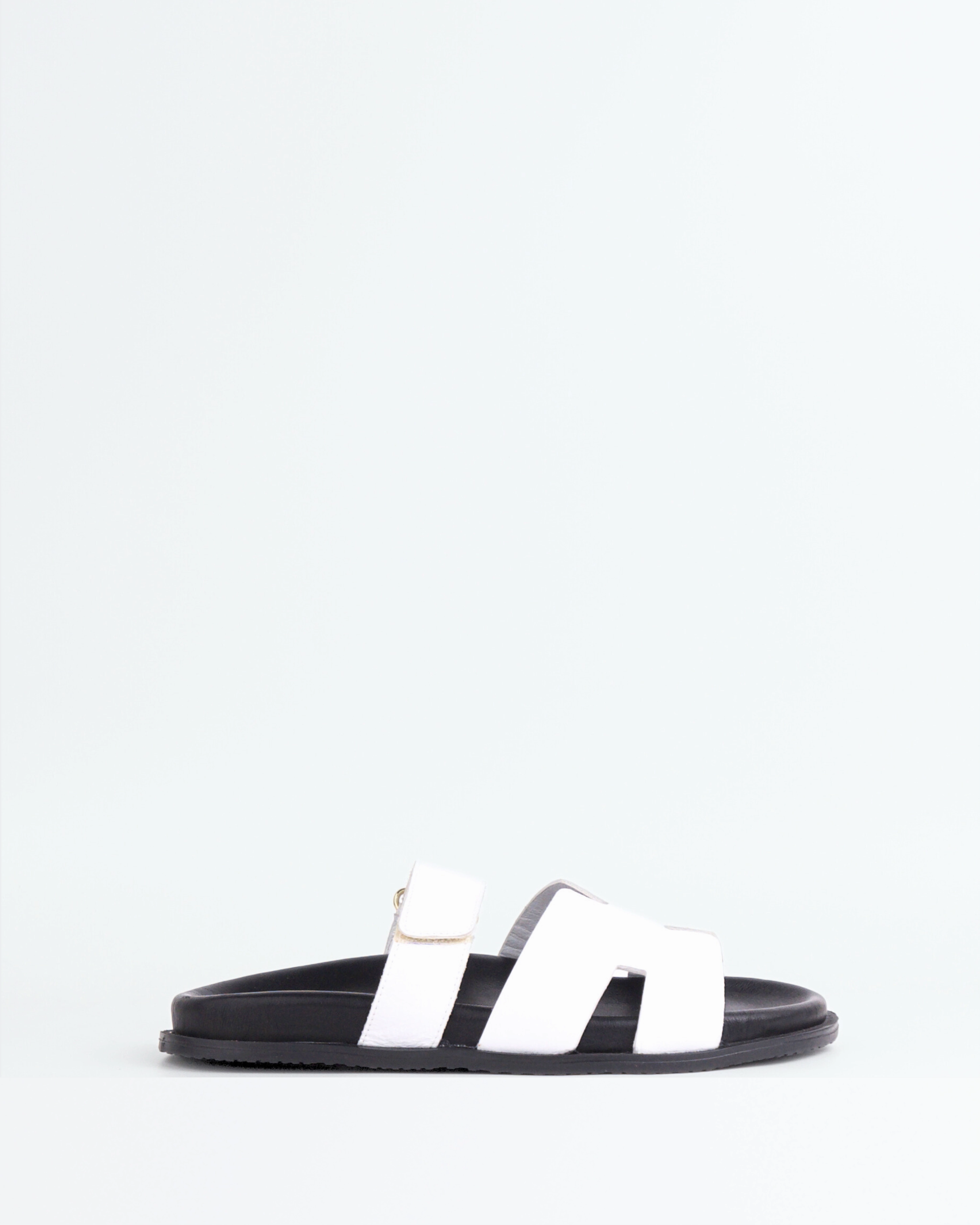 Gustave White Leather