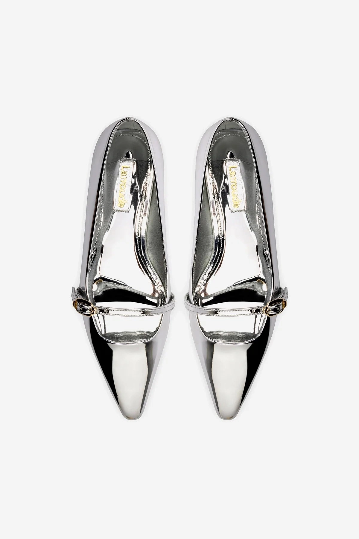 Irene Flat In Silver Specchio