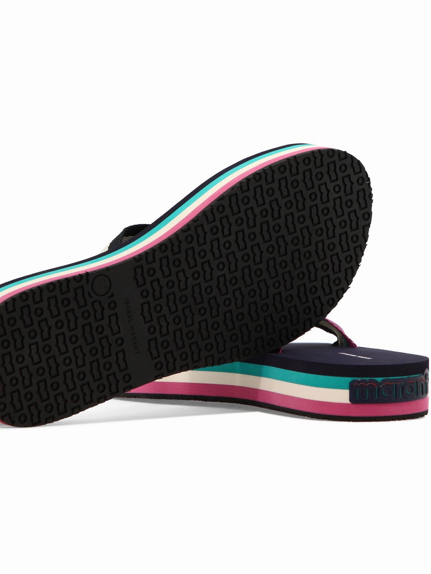 Isabel Marant Logo Printed Sandals