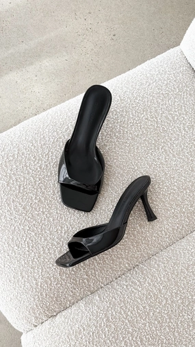 Joey Heel - Black Patent