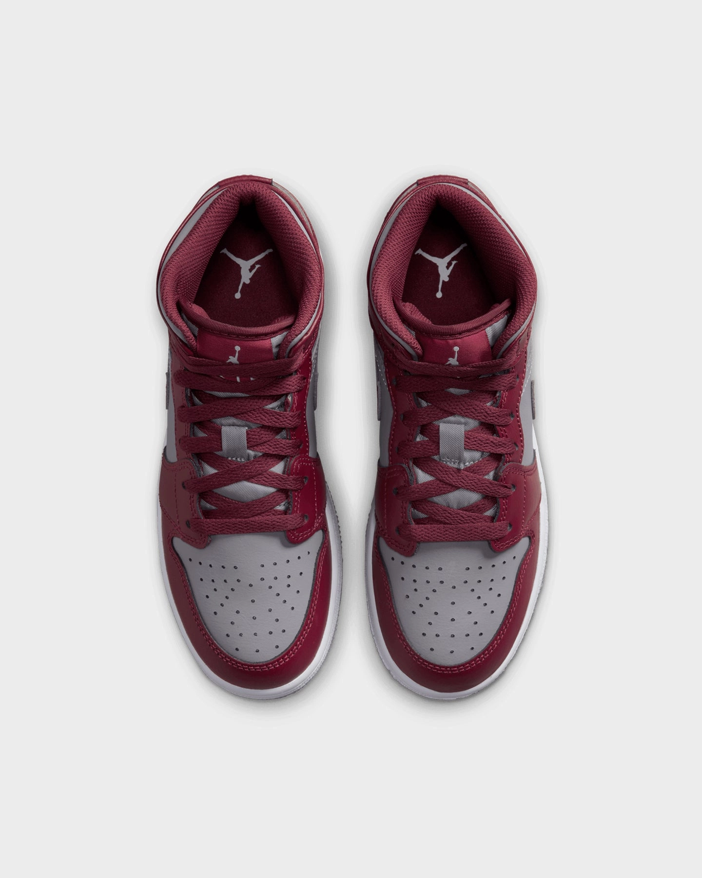 Jordan Kids' Air Jordan 1 Mid (GS) Bordeaux Cherrywood Red