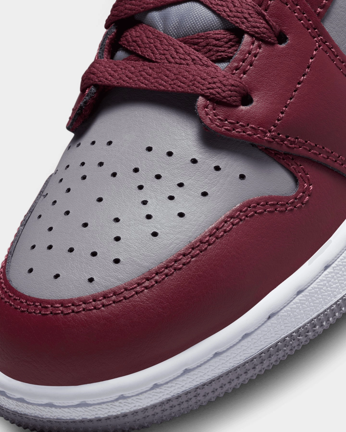 Jordan Kids' Air Jordan 1 Mid (GS) Bordeaux Cherrywood Red
