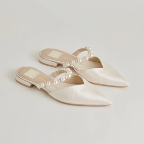 KANIKA PEARL FLATS VANILLA PEARLS