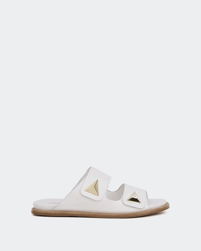 Kaylan White Leather