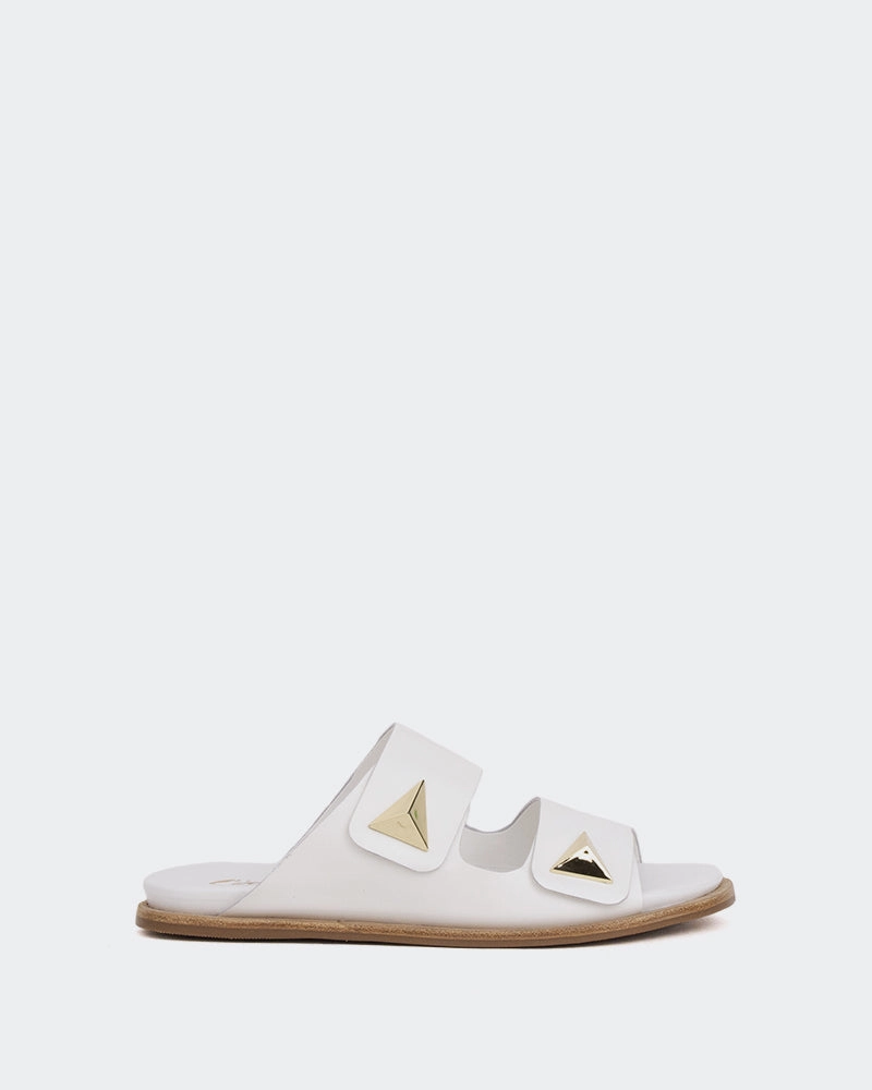Kaylan White Leather