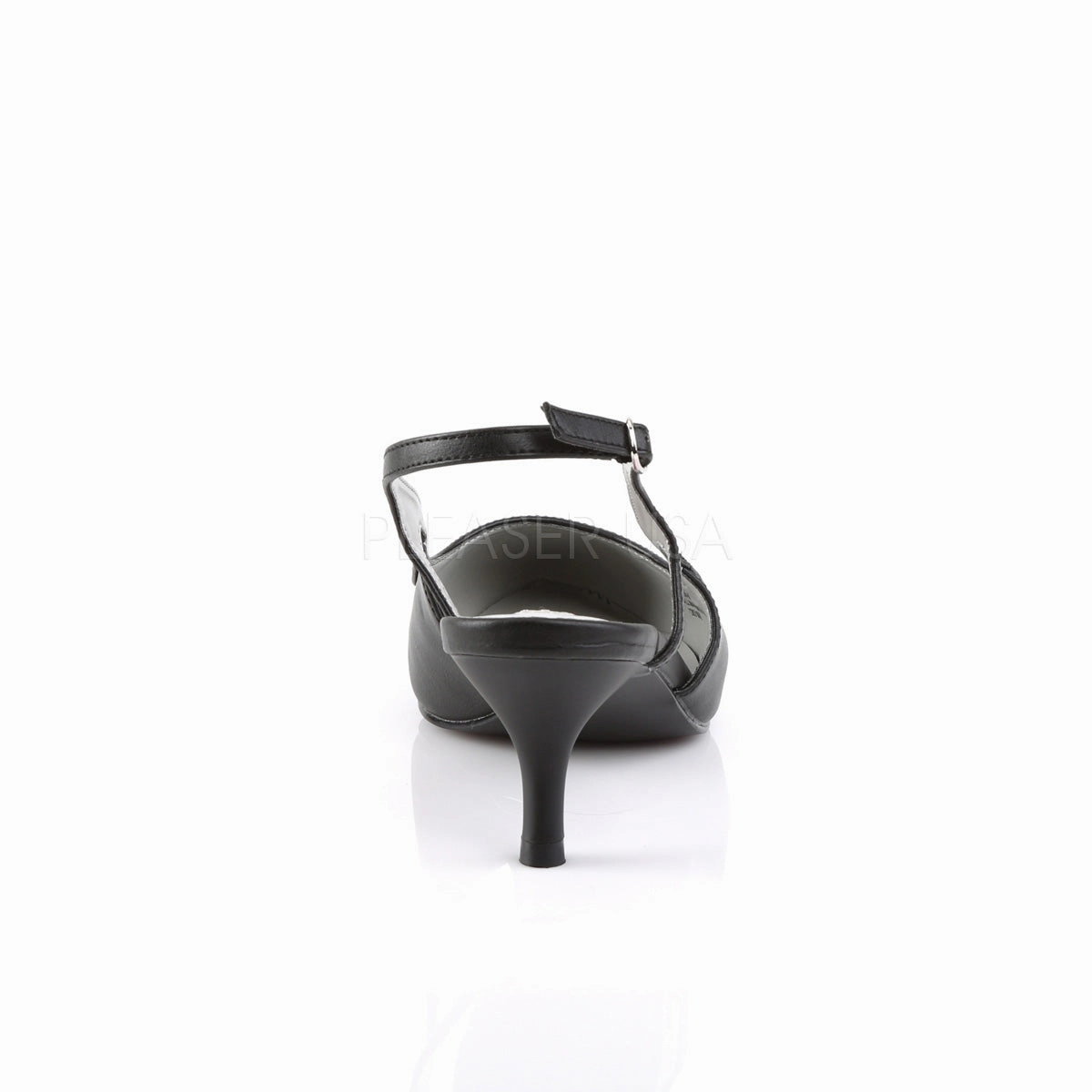 KITTEN-02  Black Faux Leather
