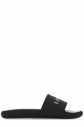 Lanvin Floral Printed Logo Sandals