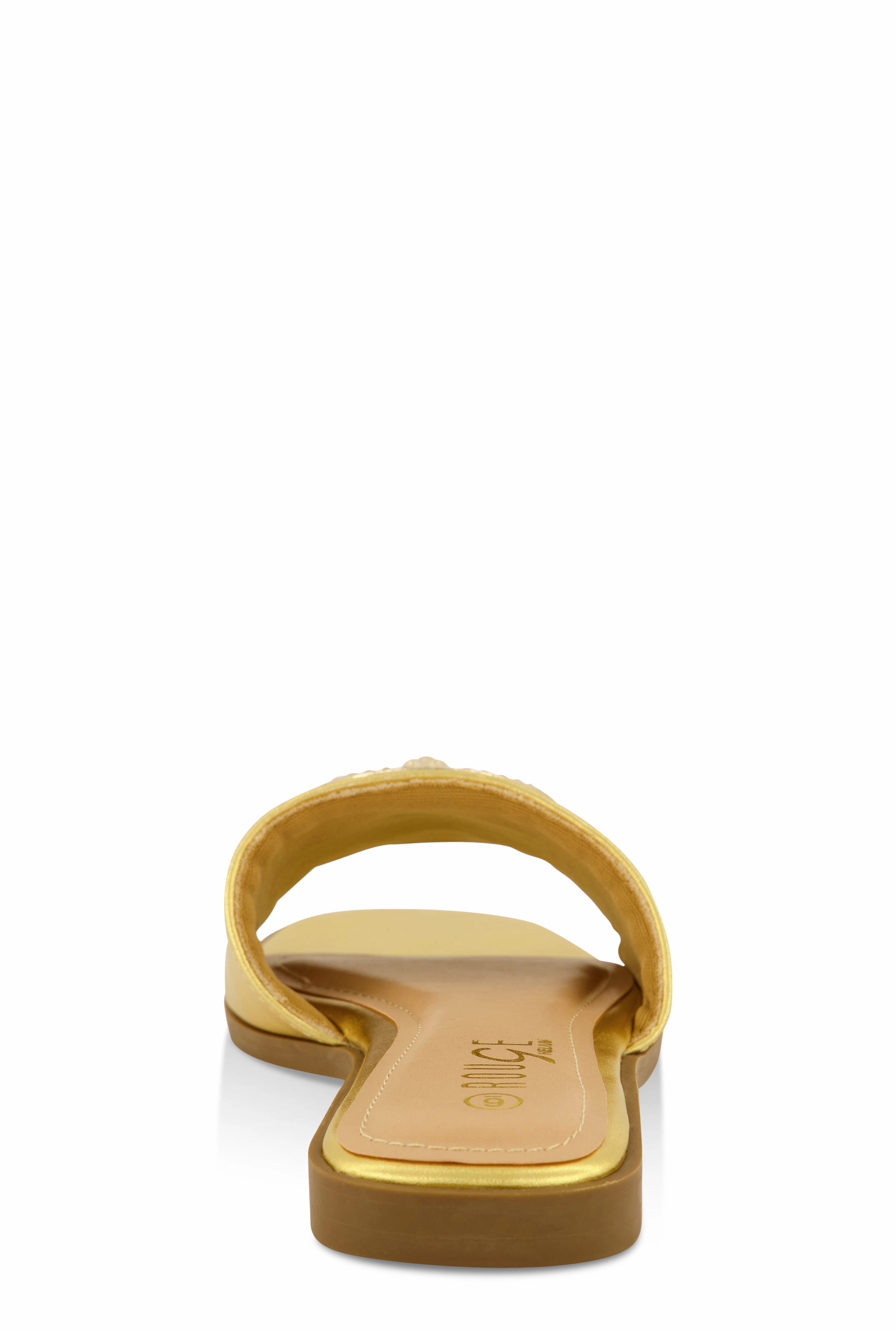 Lion Pendant Slide Sandals