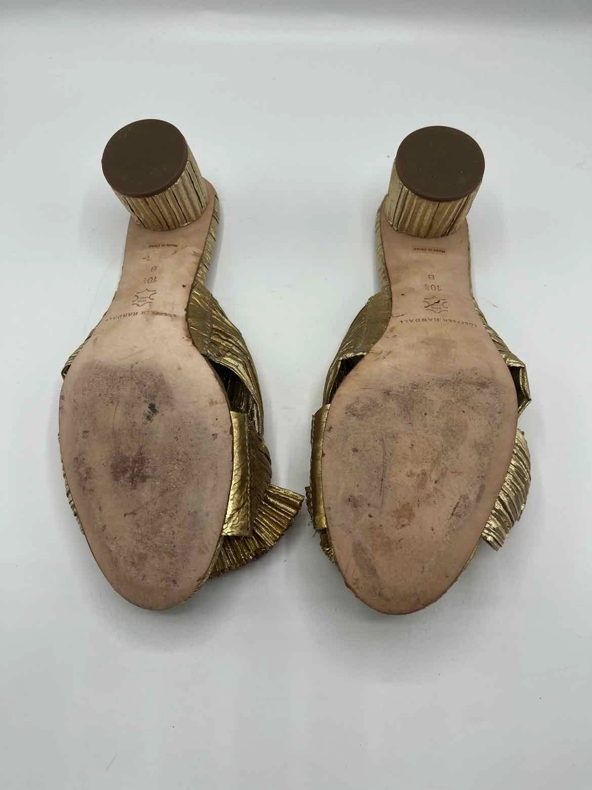 Loeffler Randall Gold Size 10.5 Shoes
