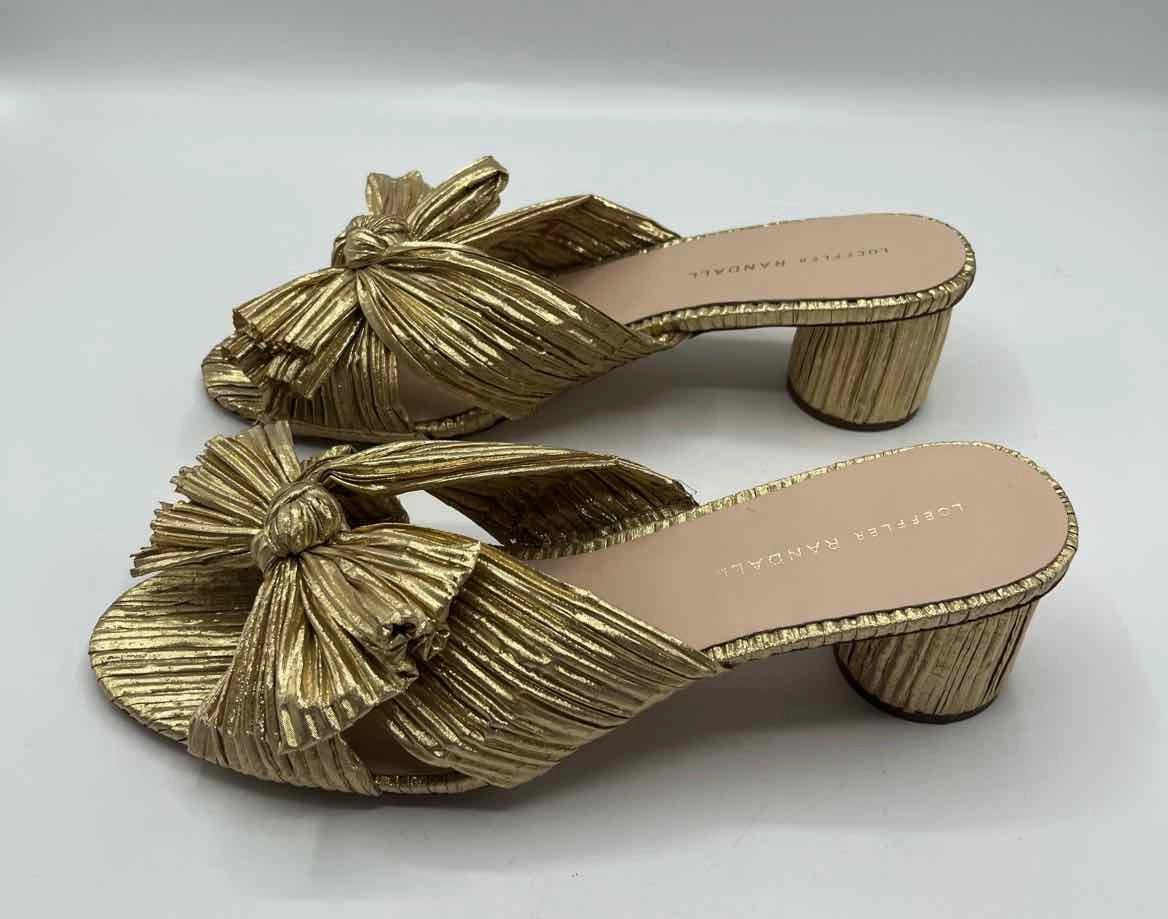 Loeffler Randall Gold Size 10.5 Shoes