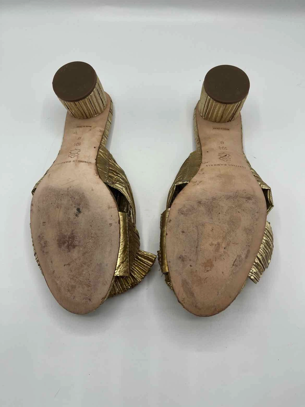 Loeffler Randall Gold Size 10.5 Shoes