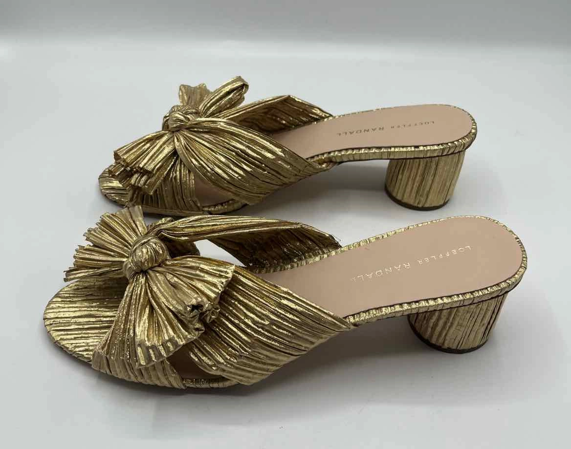 Loeffler Randall Gold Size 10.5 Shoes