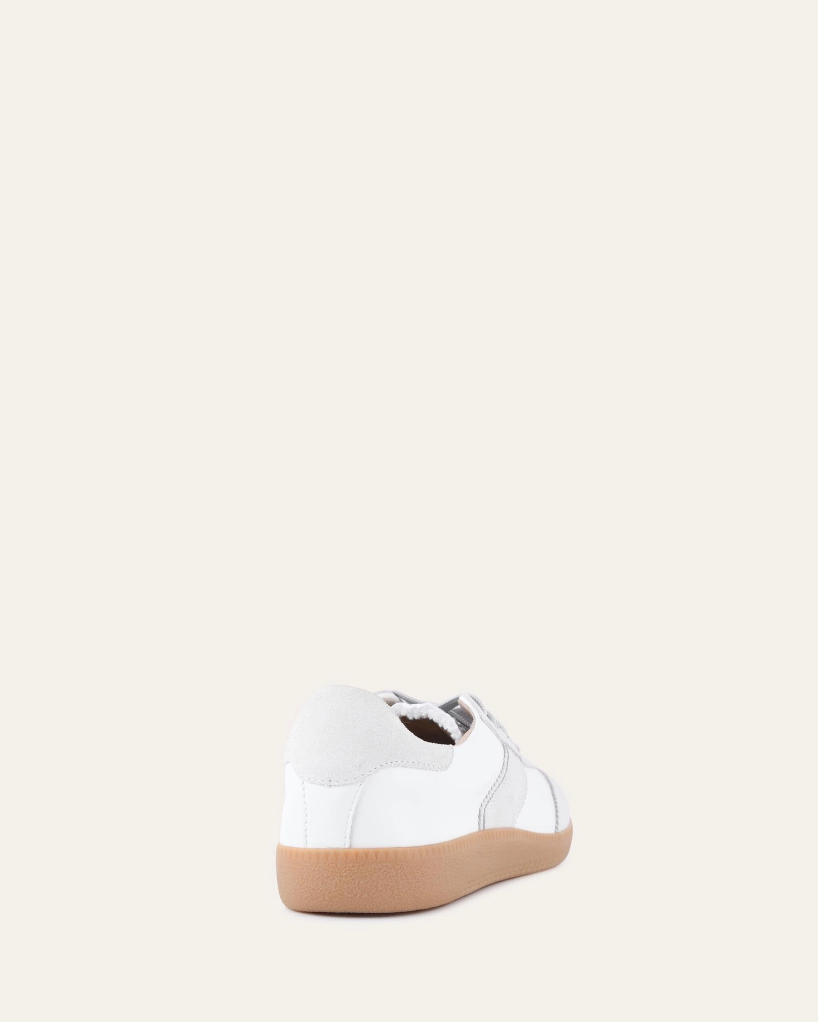 LOLA SNEAKERS WHITE GREY LEATHER