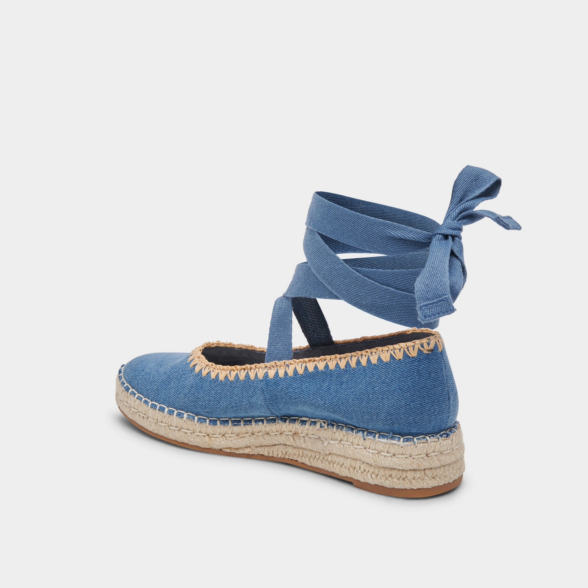 MORGAN FLATS BLUE DENIM