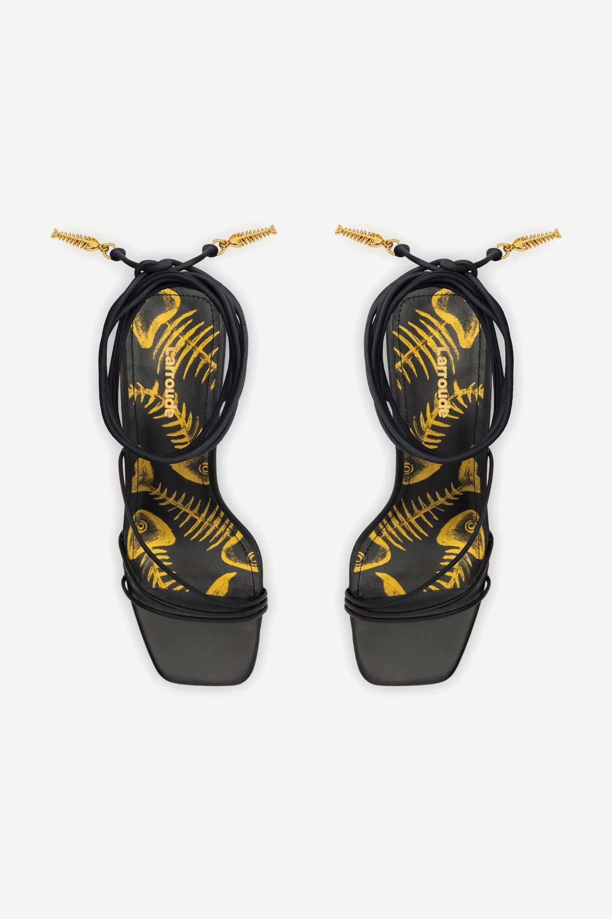 Nadia Sandal In Black Leather