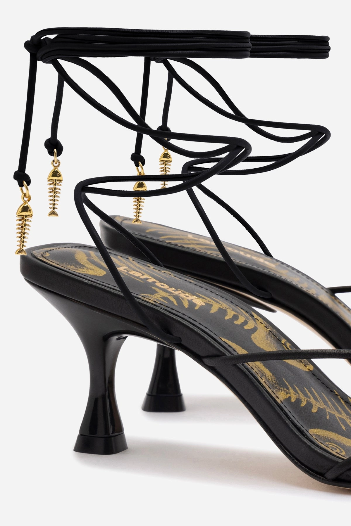 Nadia Sandal In Black Leather