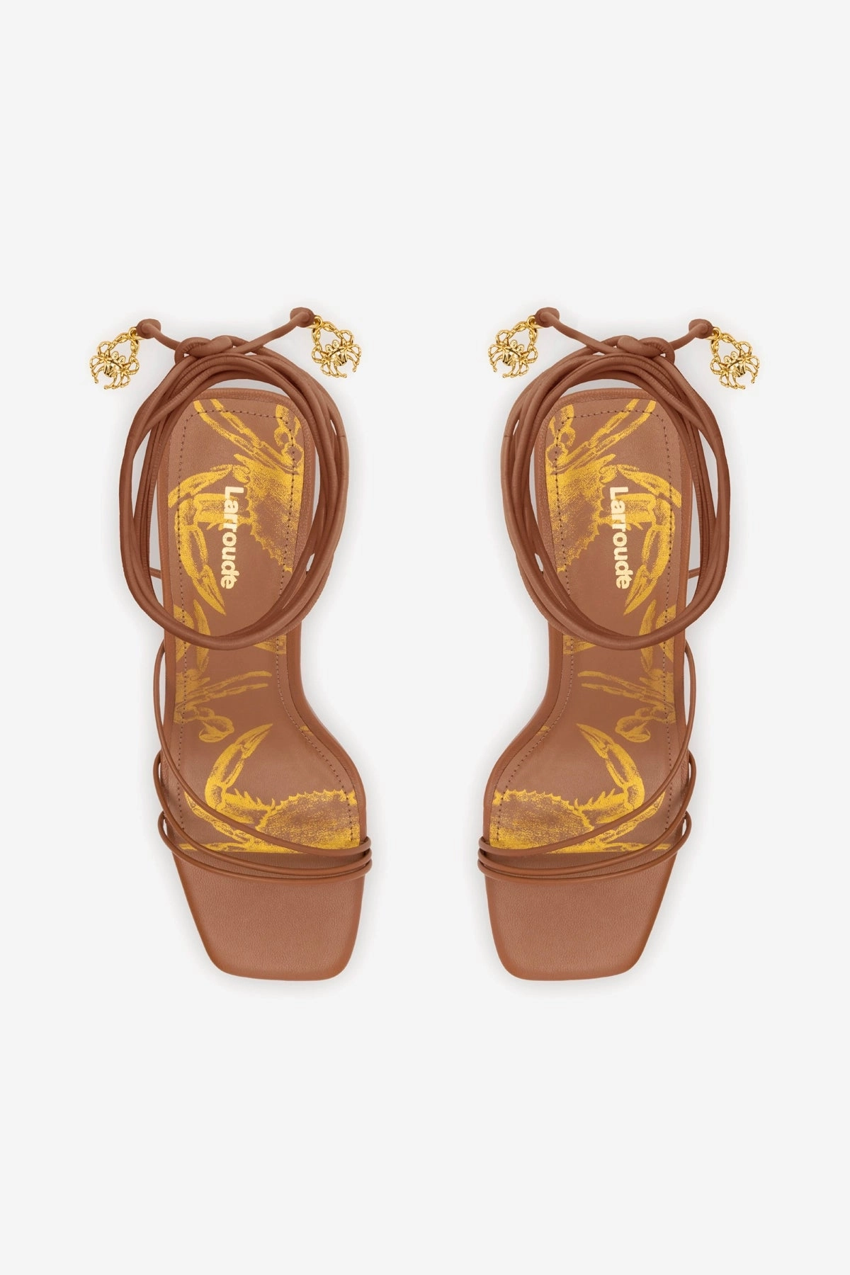 Nadia Sandal In Caramel Leather