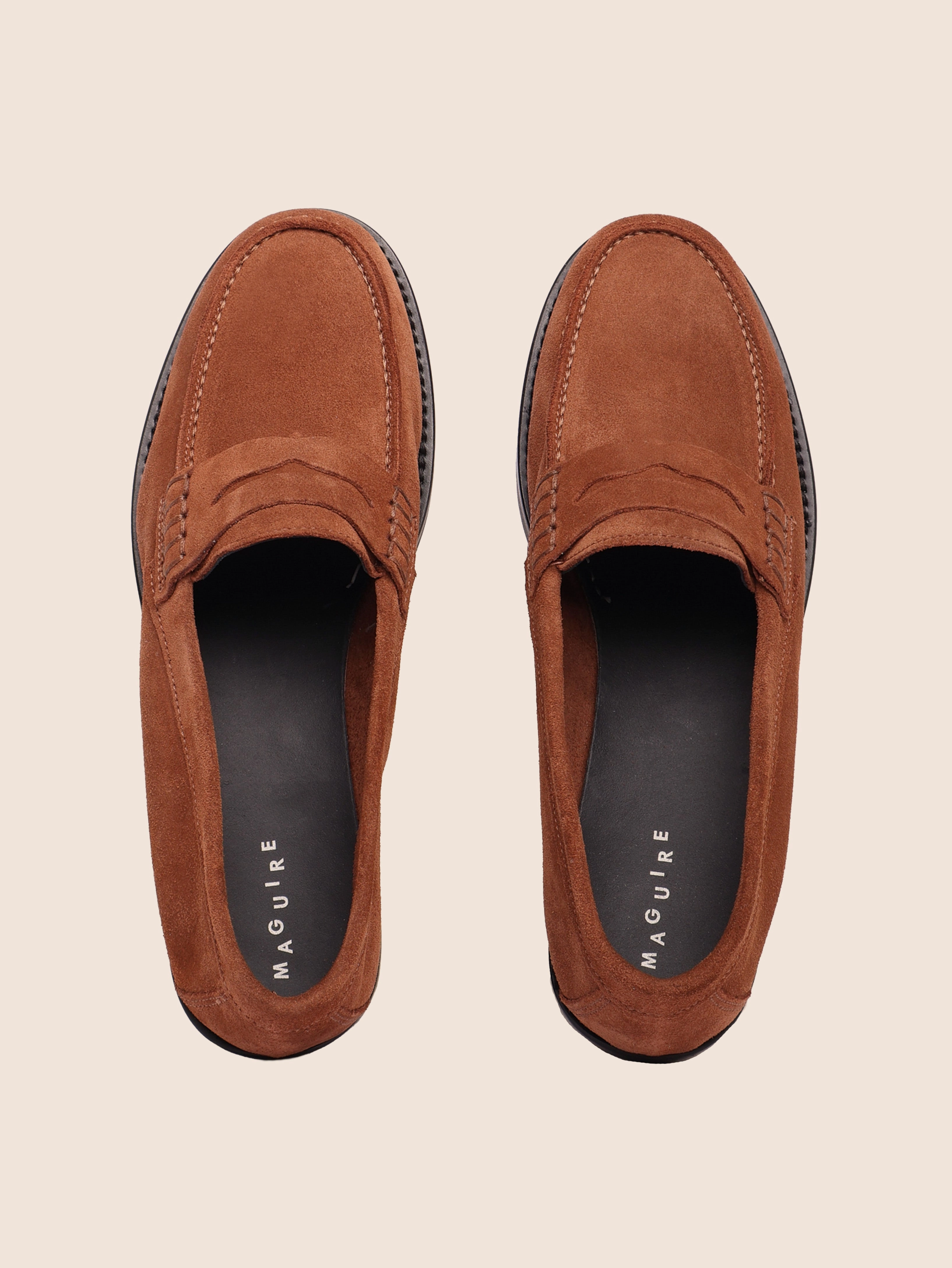 Napoli Tan Suede Loafer