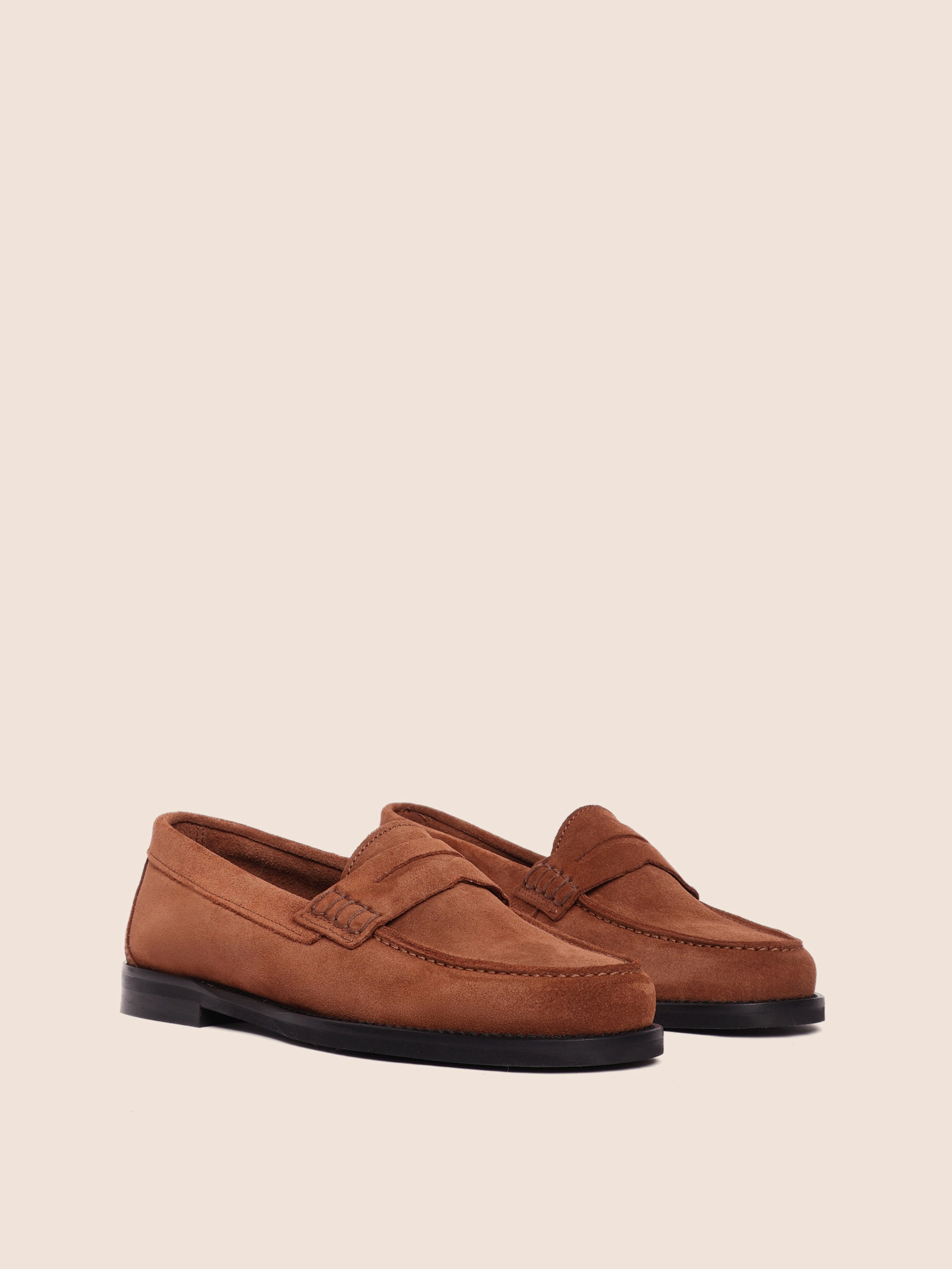 Napoli Tan Suede Loafer