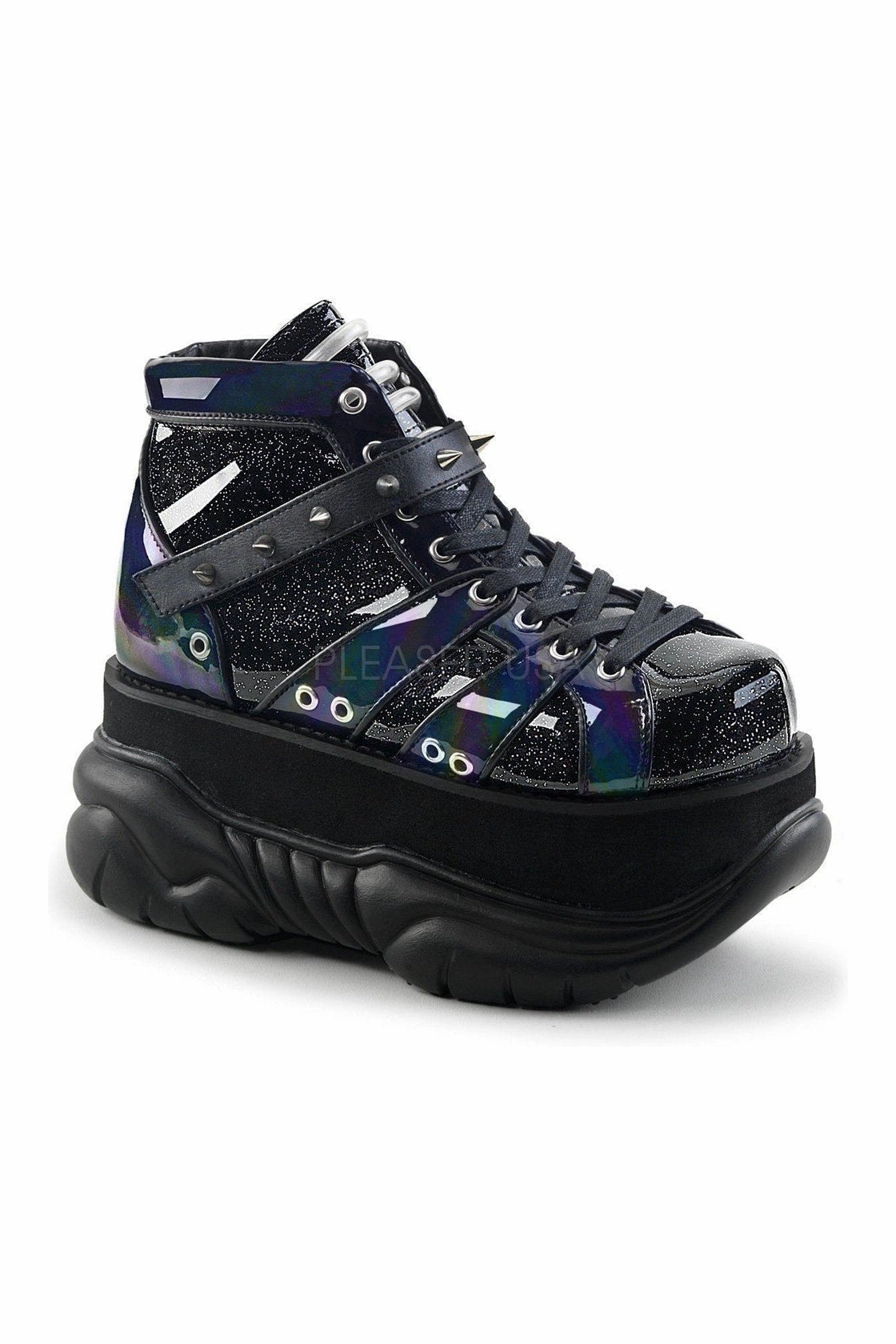 NEPTUNE-100 Ankle Boots | Black Patent