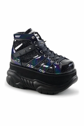 NEPTUNE-100 Ankle Boots | Black Patent
