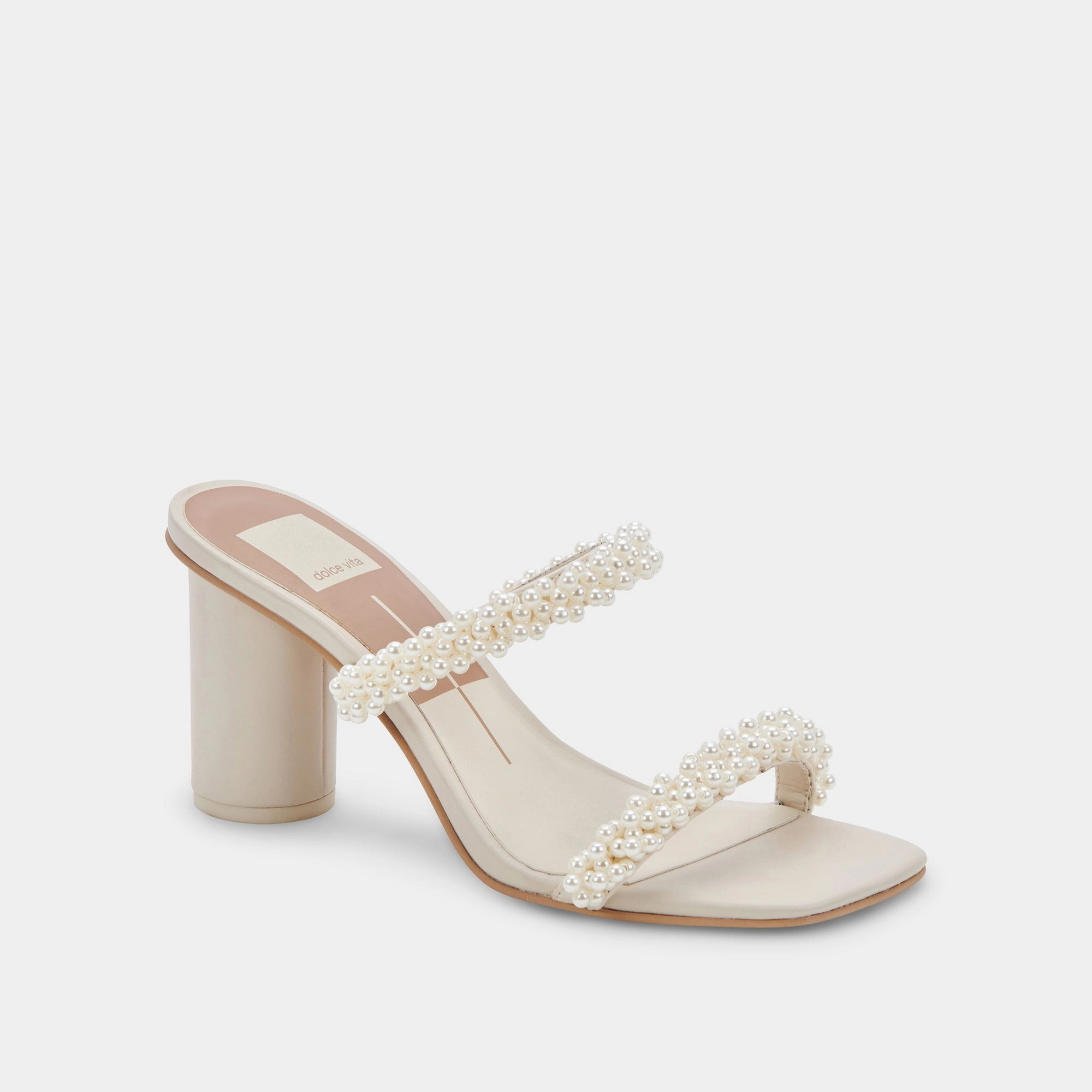 NOEL HEELS VANILLA PEARLS