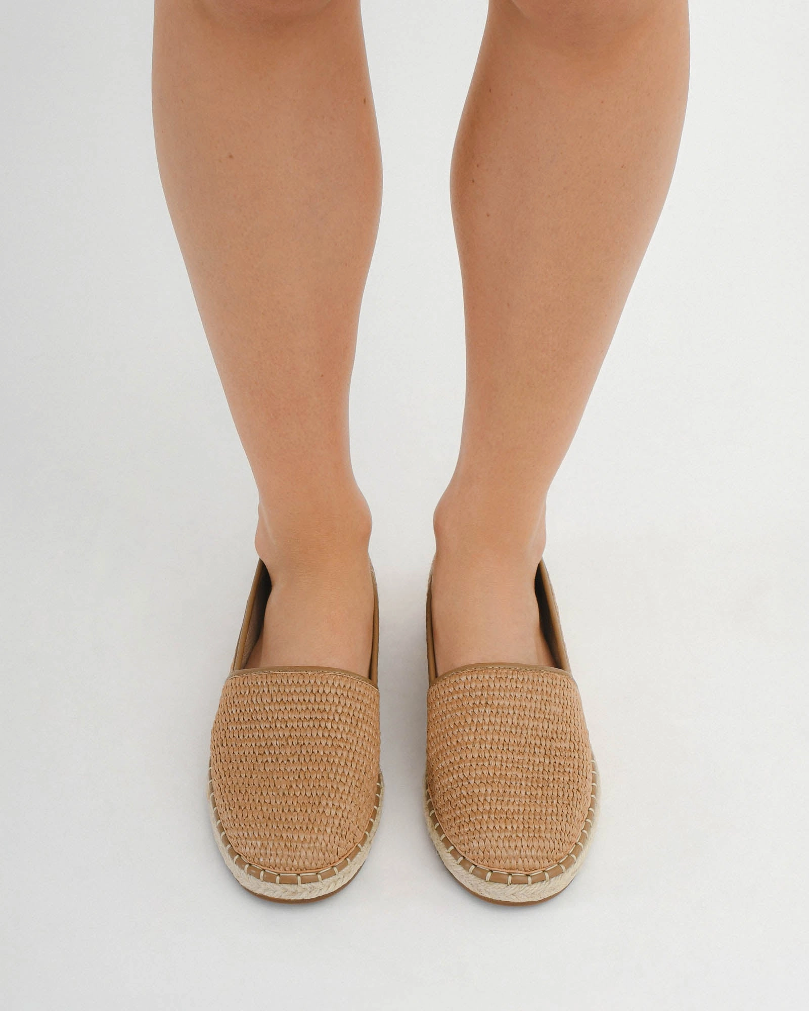 OAKLEY LOAFERS TAN RAFFIA