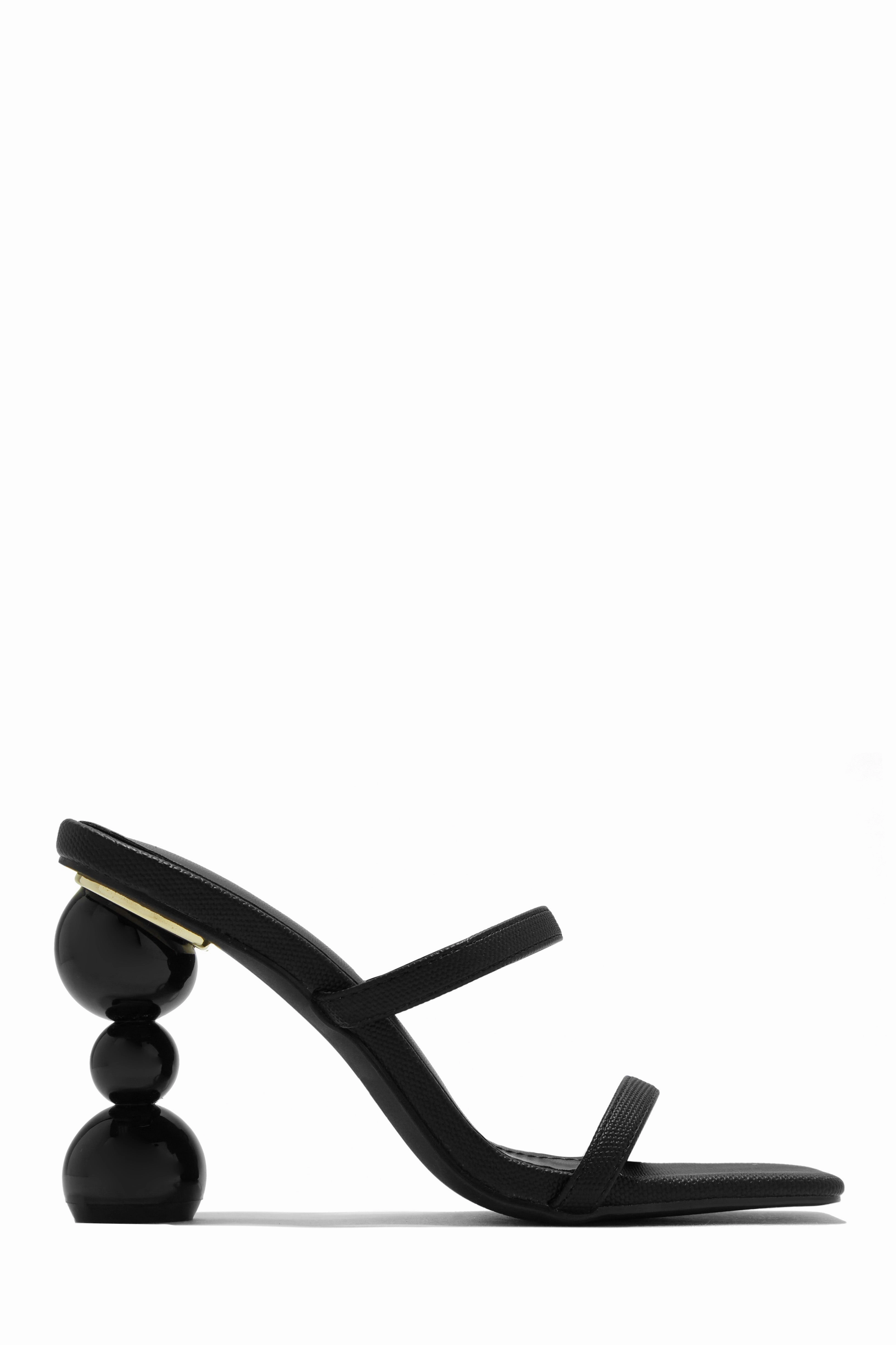 Out Tonight High Heel Mules - Nude