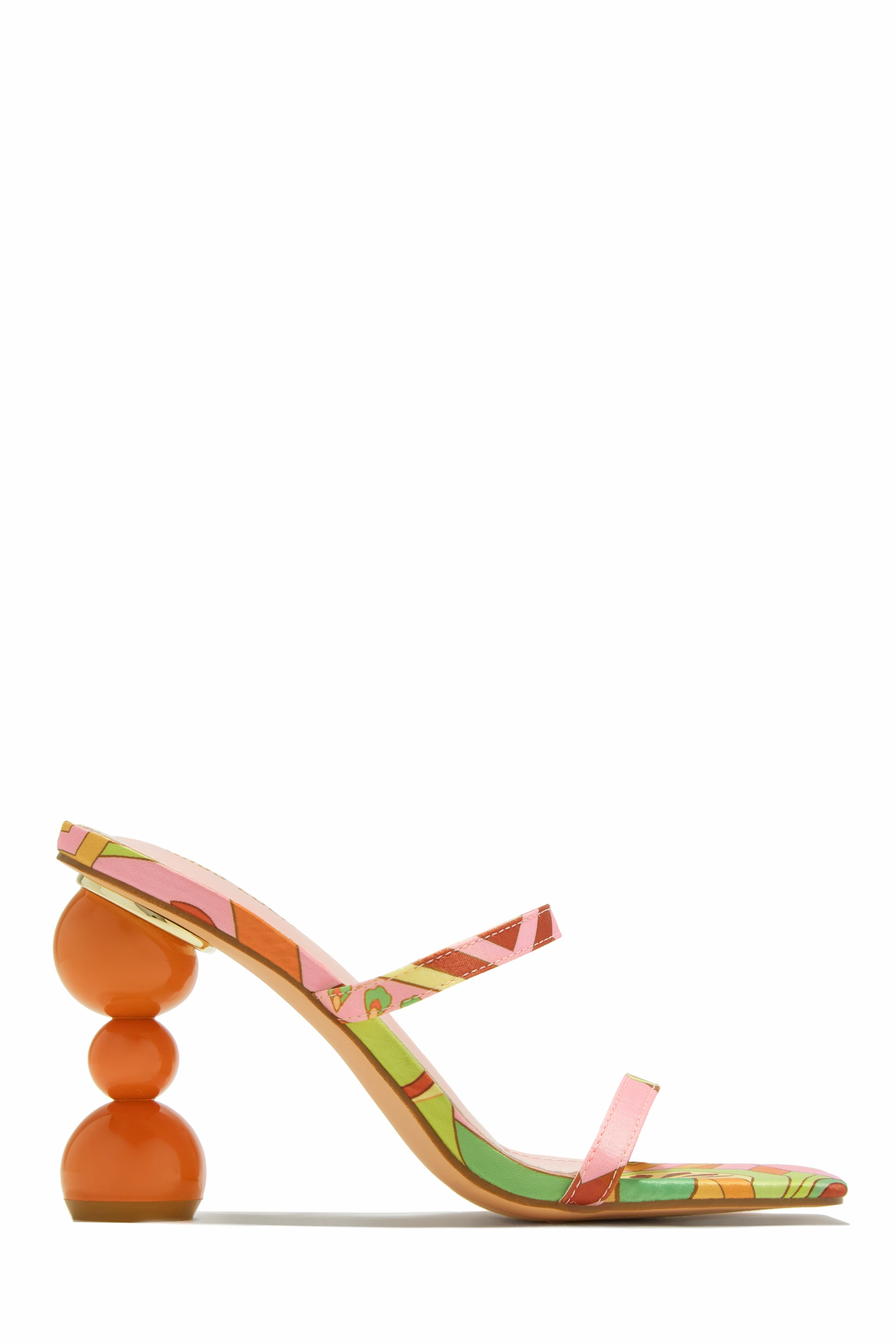 Out Tonight High Heel Mules - Nude