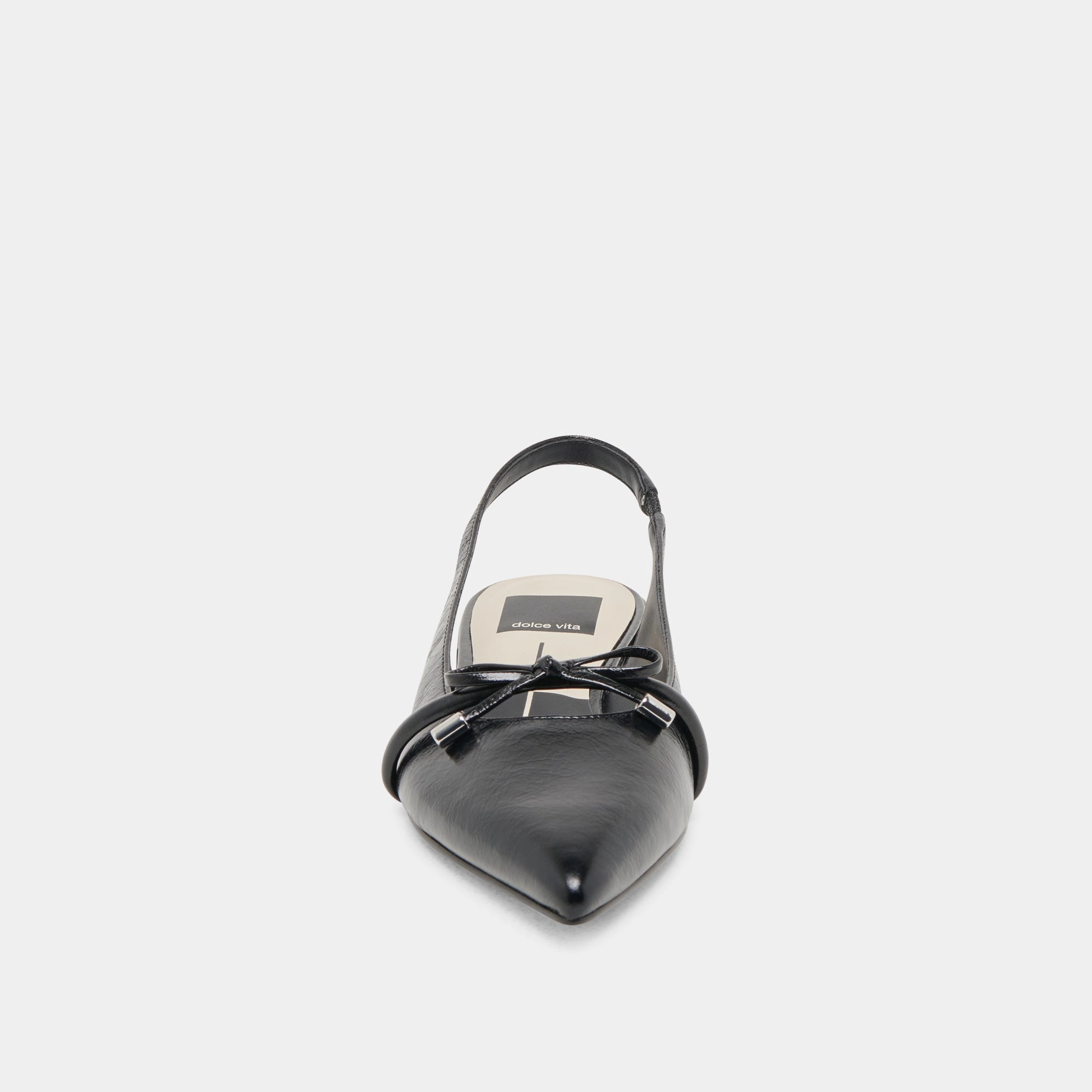 PAYGE FLATS MIDNIGHT CRINKLE PATENT