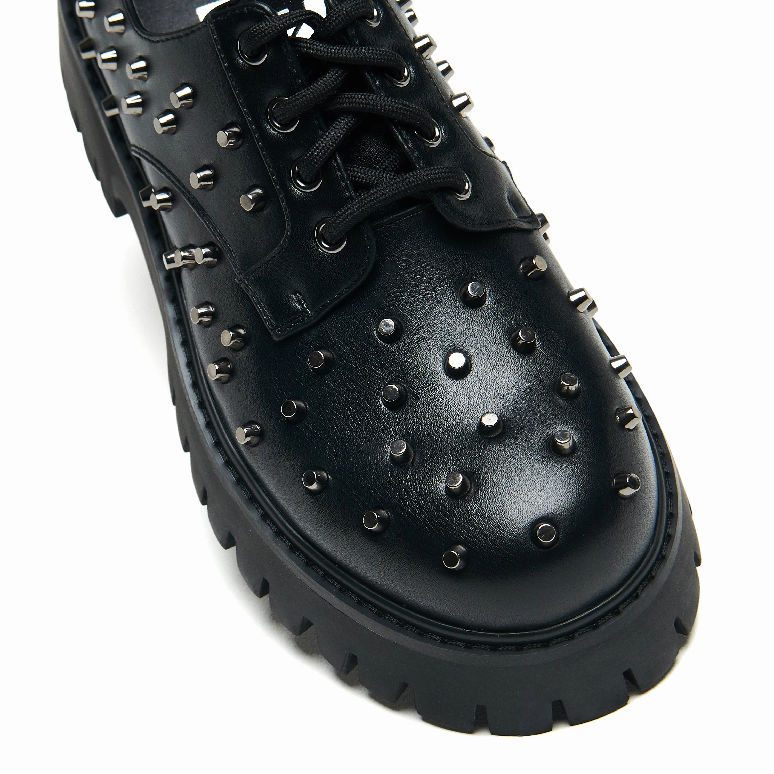 Penitent Studded Shoes - Black