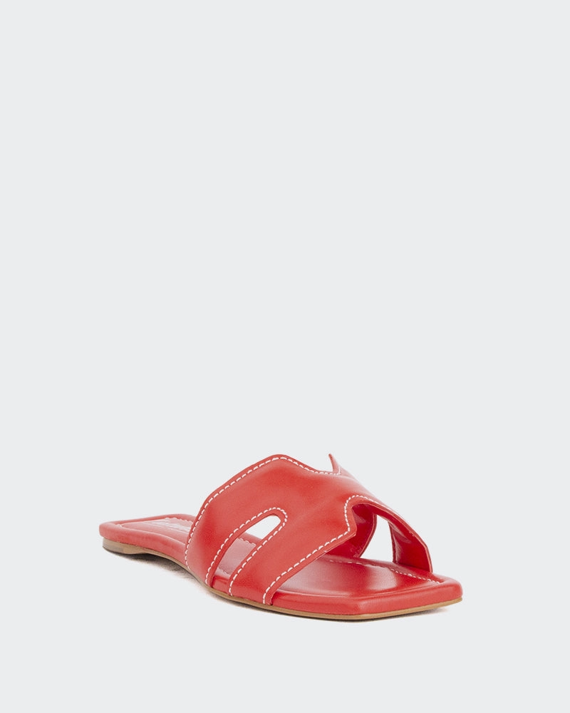 Placida Red Leather