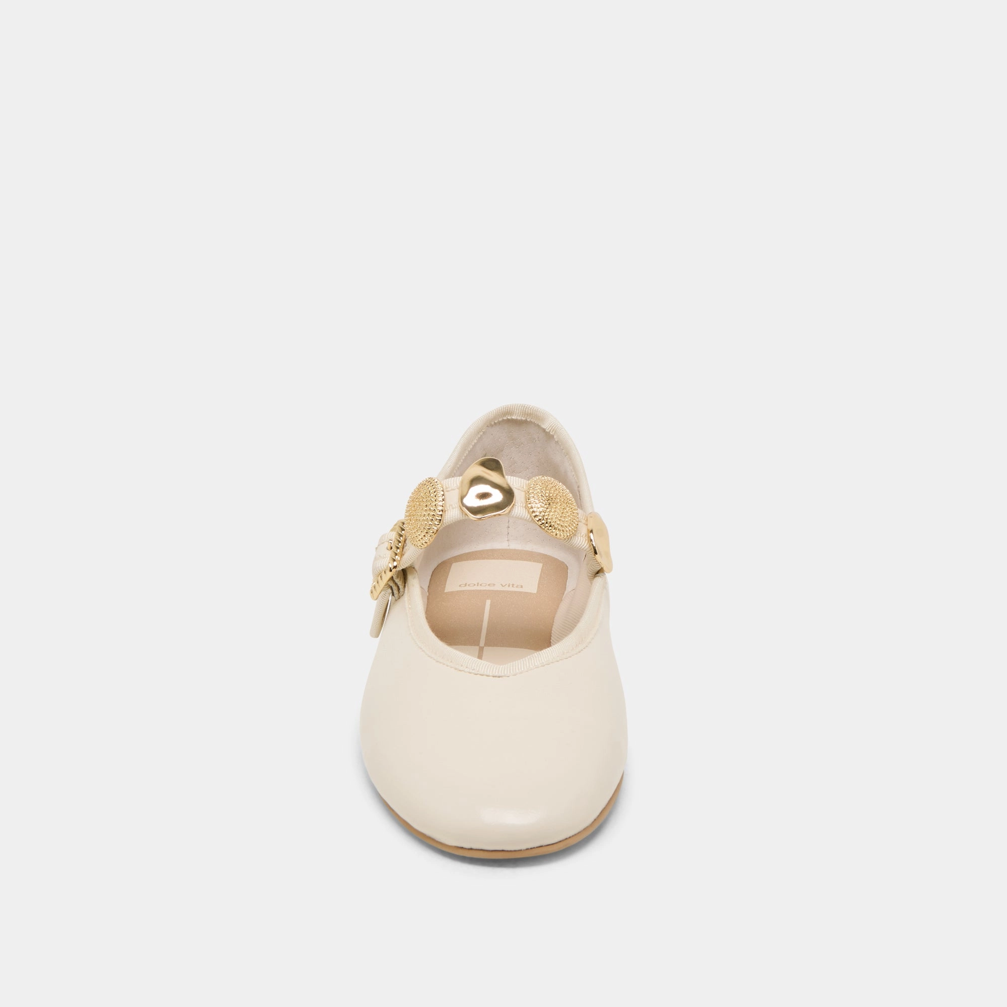 RELAN BALLET FLATS OFF WHITE LEATHER