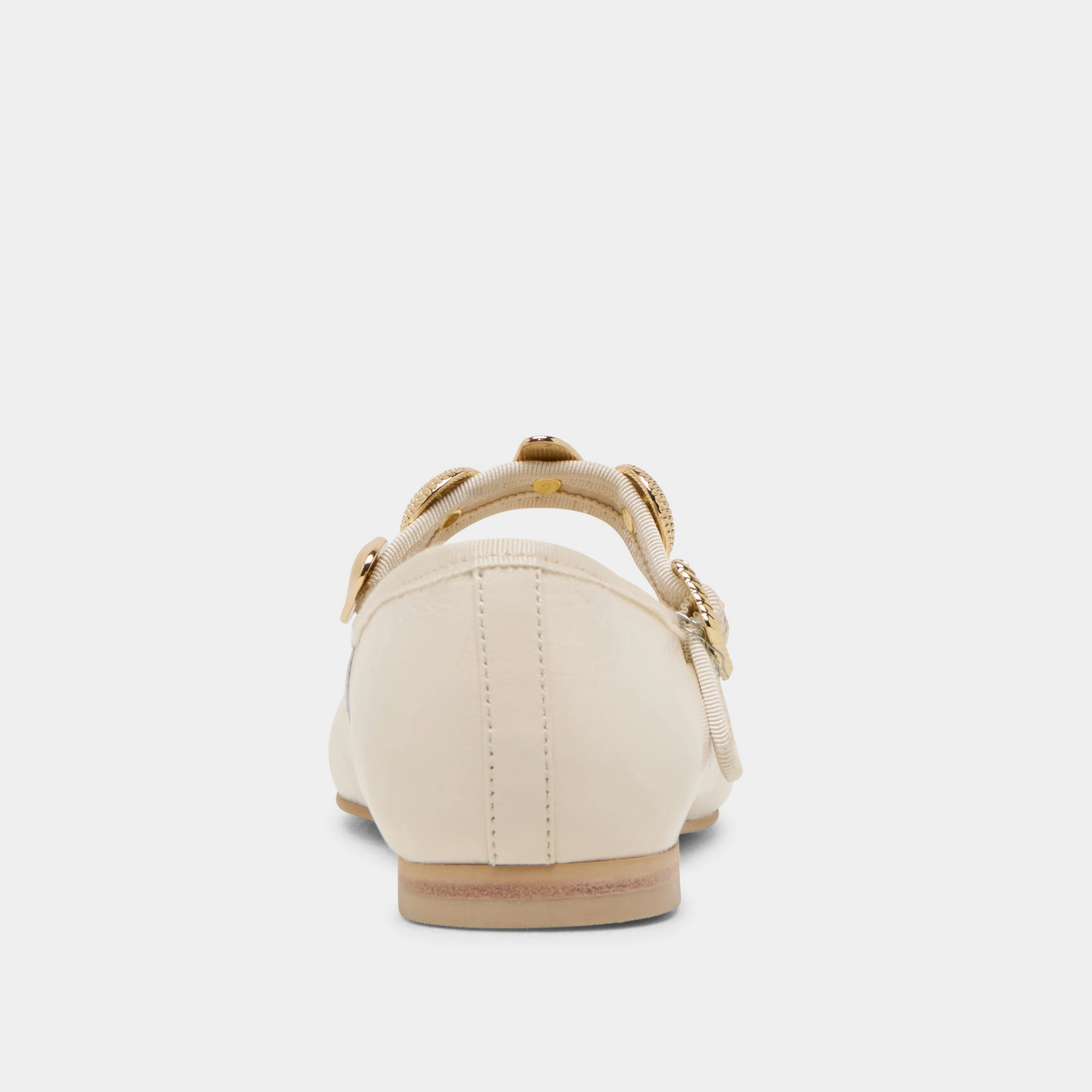 RELAN BALLET FLATS OFF WHITE LEATHER