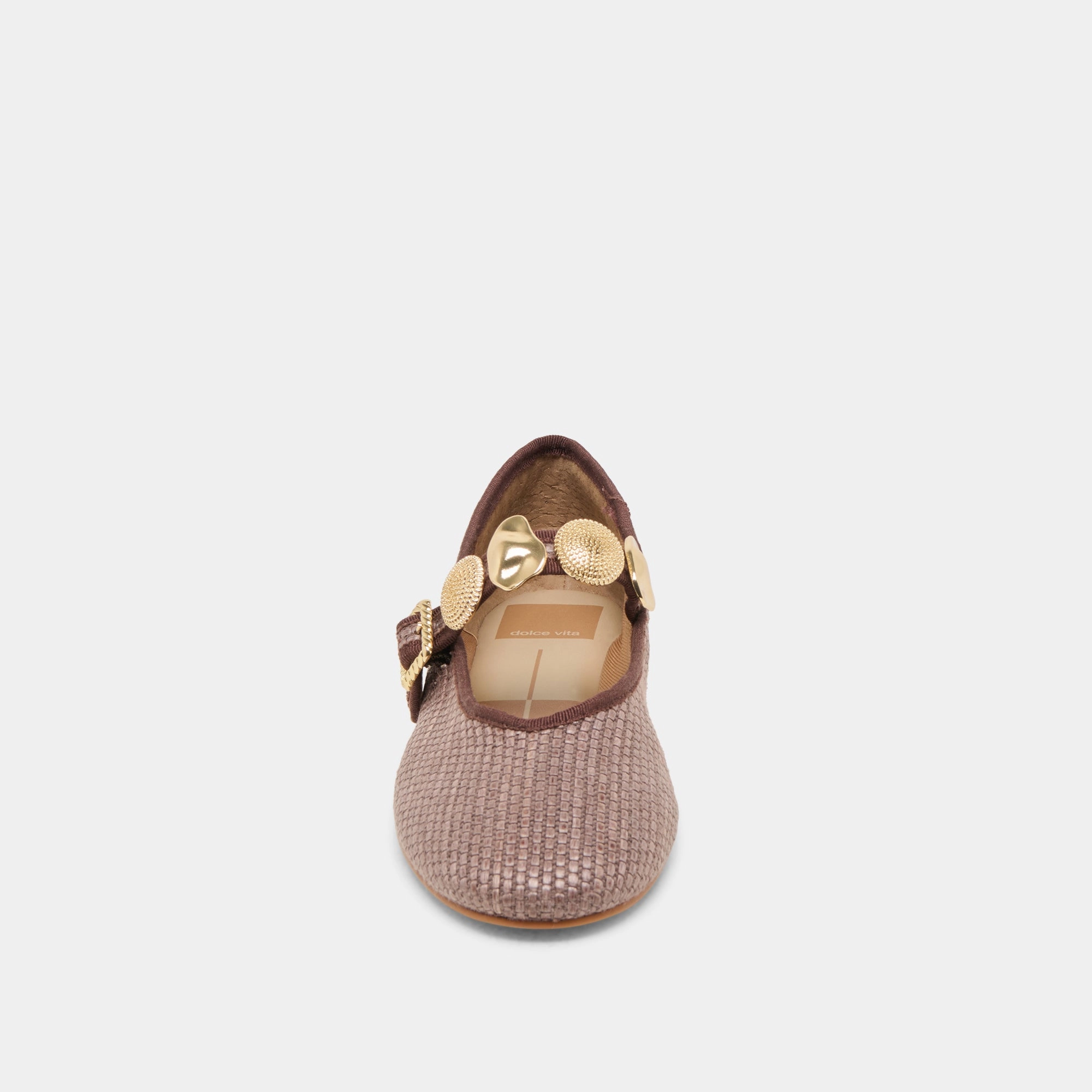 RELAN BALLET FLATS WALNUT RAFFIA