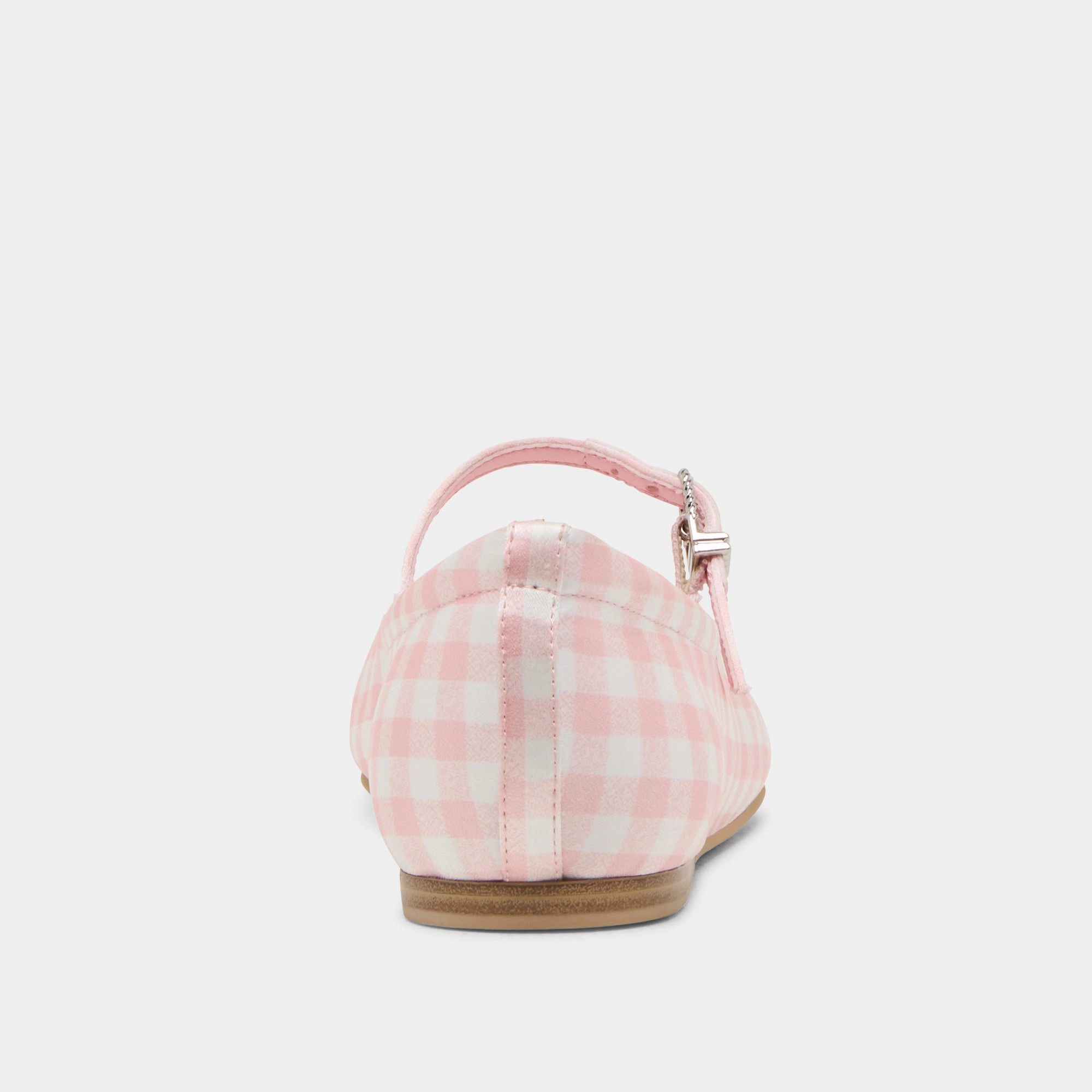 REYES X BYRDIE GOLF BALLET FLATS PINK PLAID GINGHAM