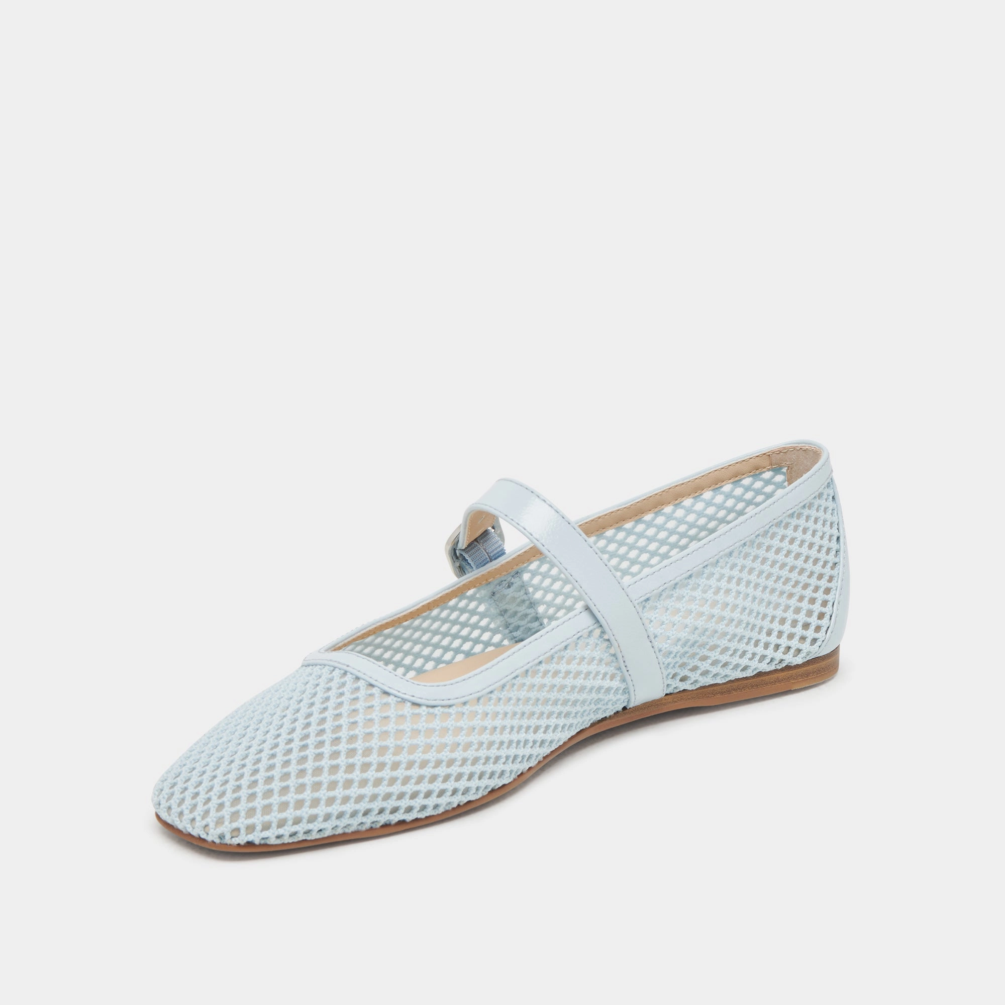 RODNI MESH BALLET FLATS LIGHT BLUE MESH