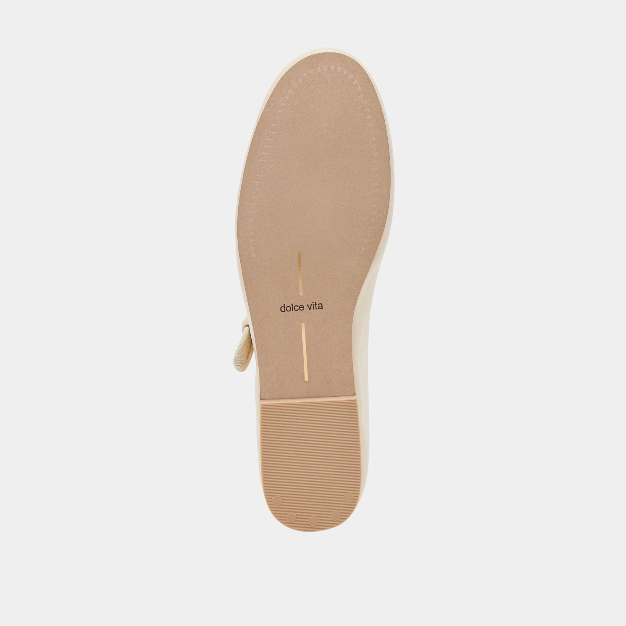 ROSLYN BALLET FLATS CREME LEATHER