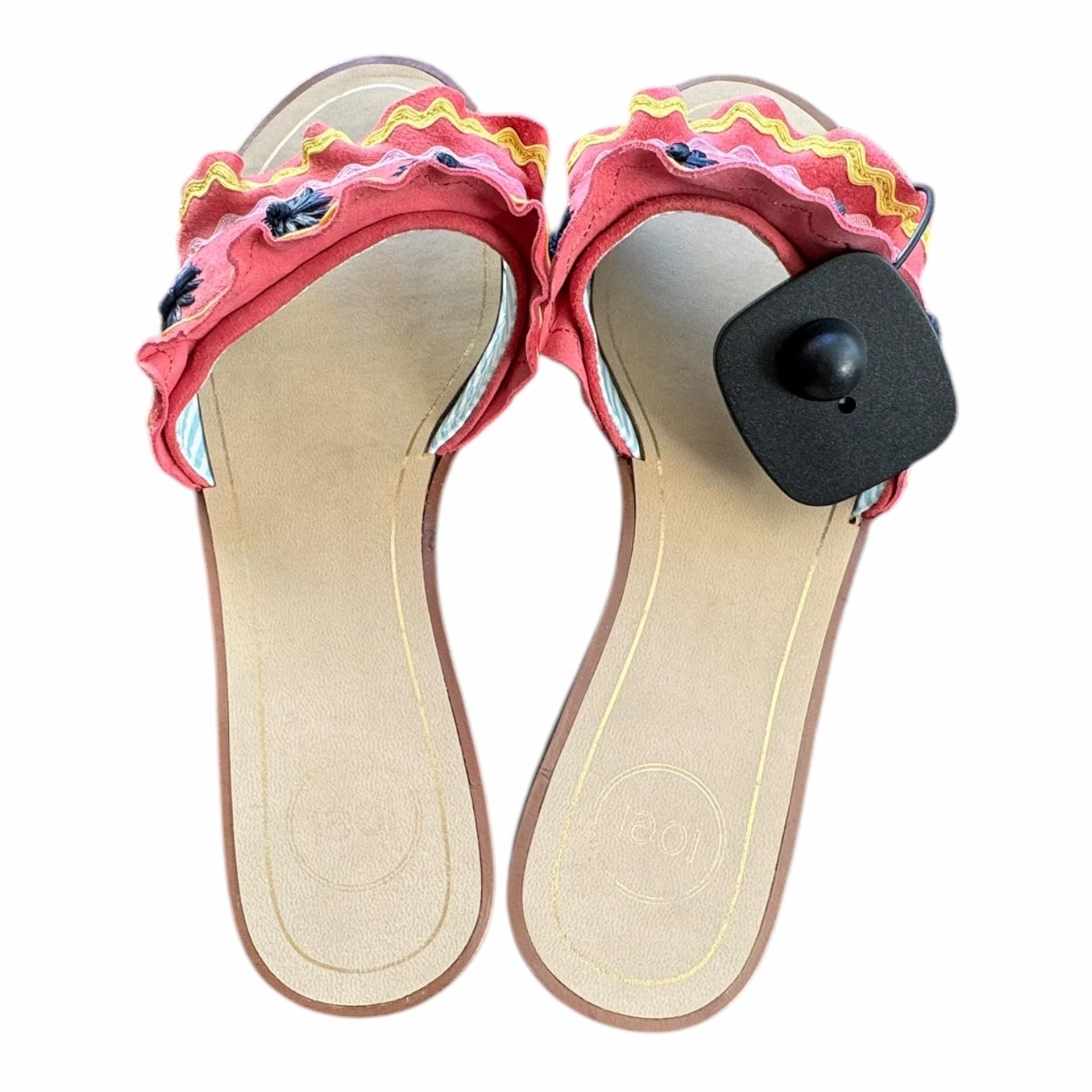 Sandals Flats By 1901 In Tan, Size:6
