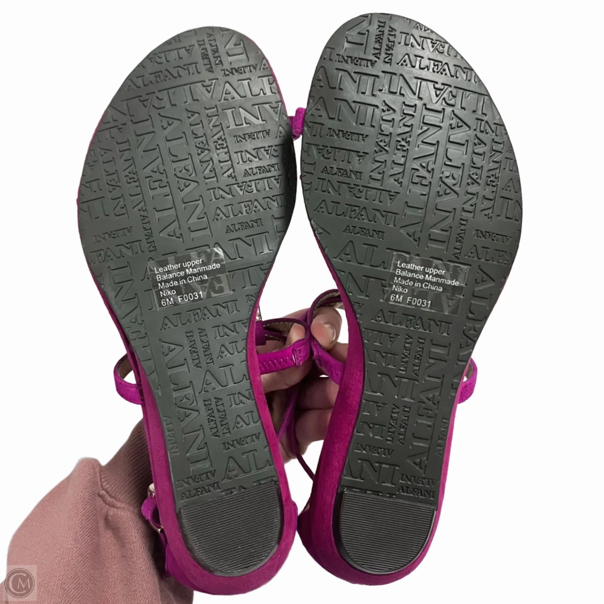 Sandals Flats By Alfani In Pink, Size: 6