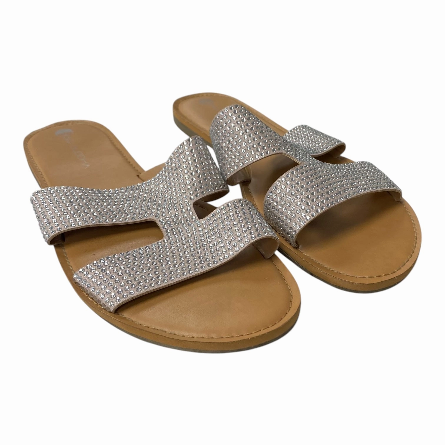 Sandals Flats By Big Buddha In Rose Gold, Size:11