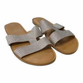 Sandals Flats By Big Buddha In Rose Gold, Size:11