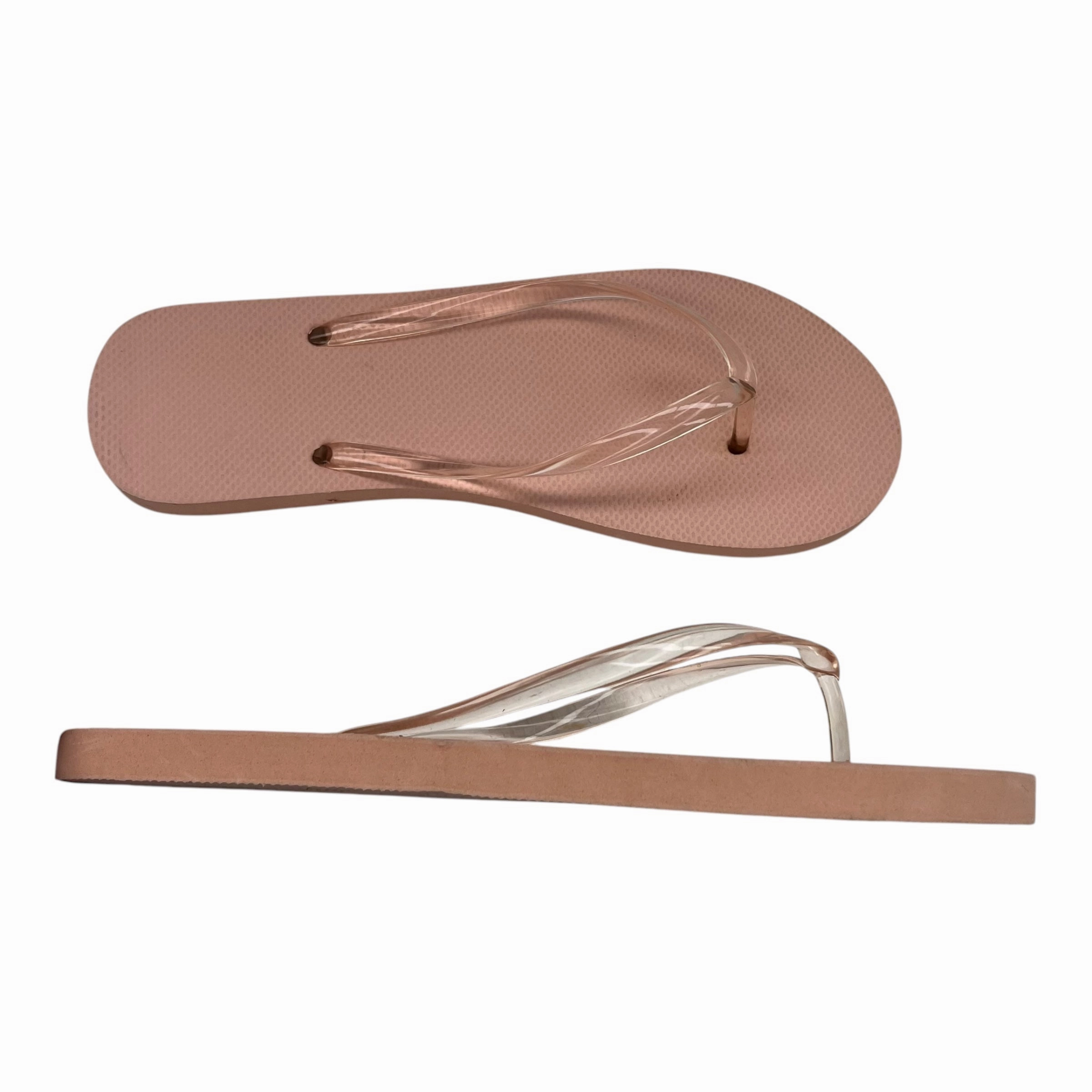 Sandals Flip Flops By Clothes Mentor In Pink, Size:10