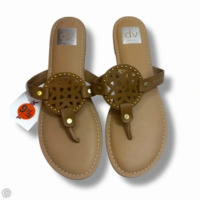 Sandals Flip Flops By Dolce Vita In Tan, Size: 9.5